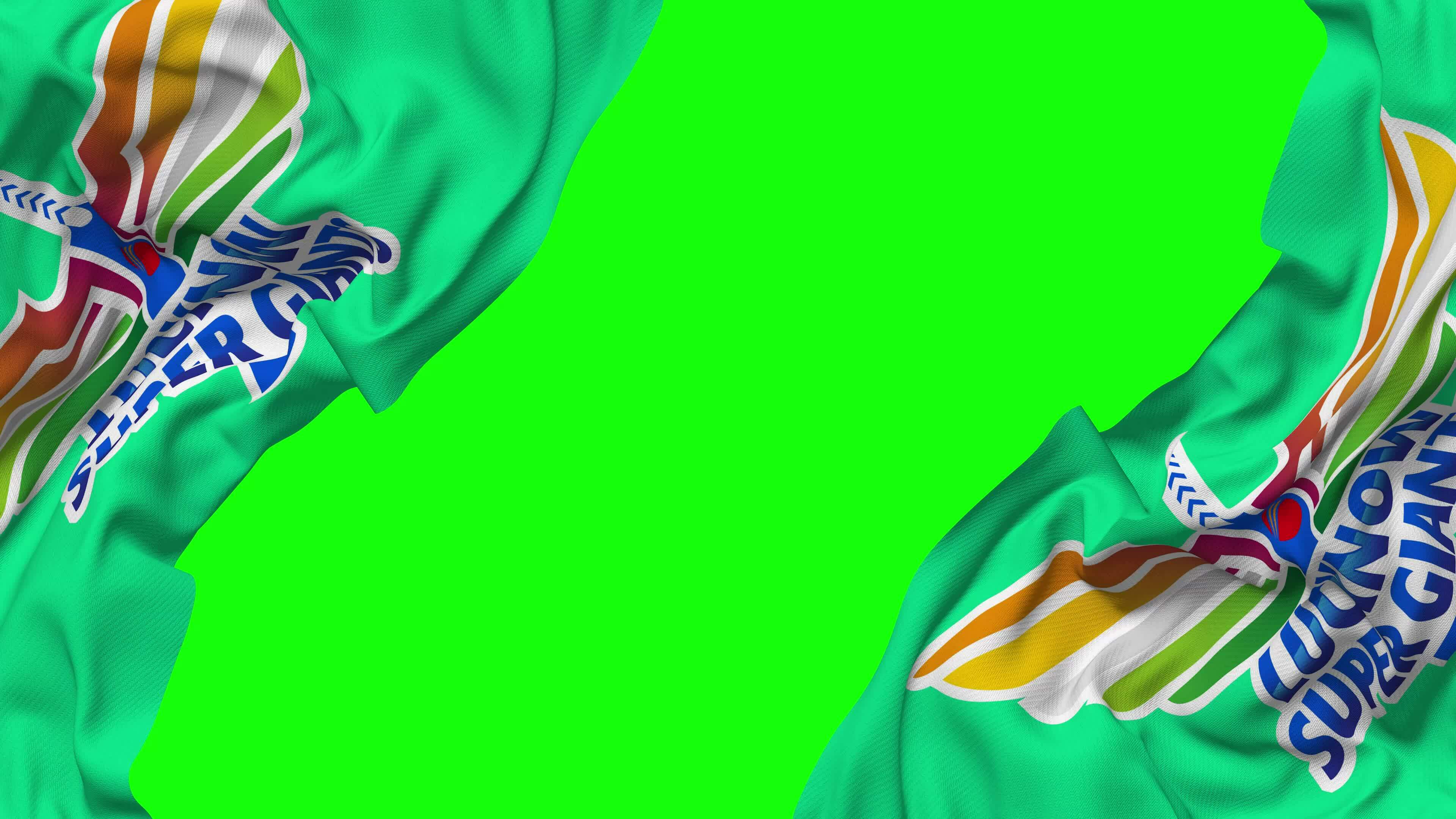 3840x2160 Lucknow Super Giants, LSG Flag Waving