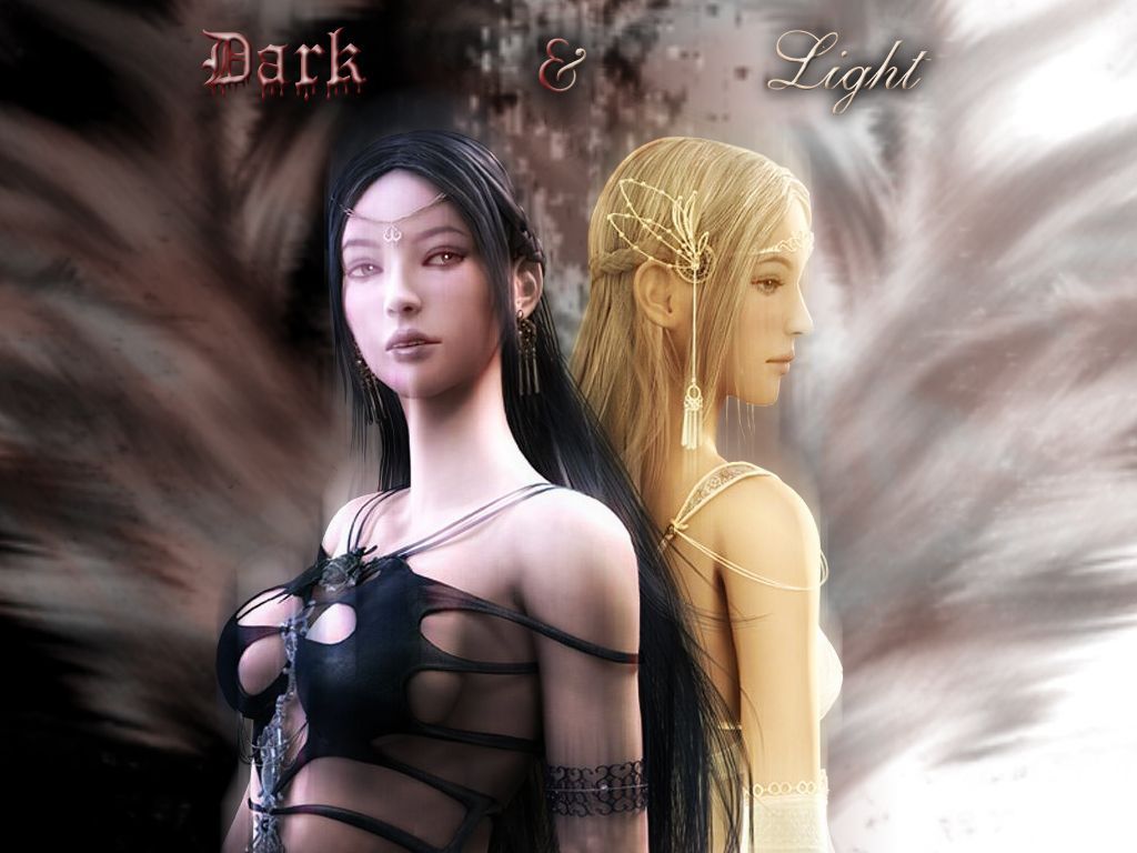 1024x768 Shaiya and Darkness