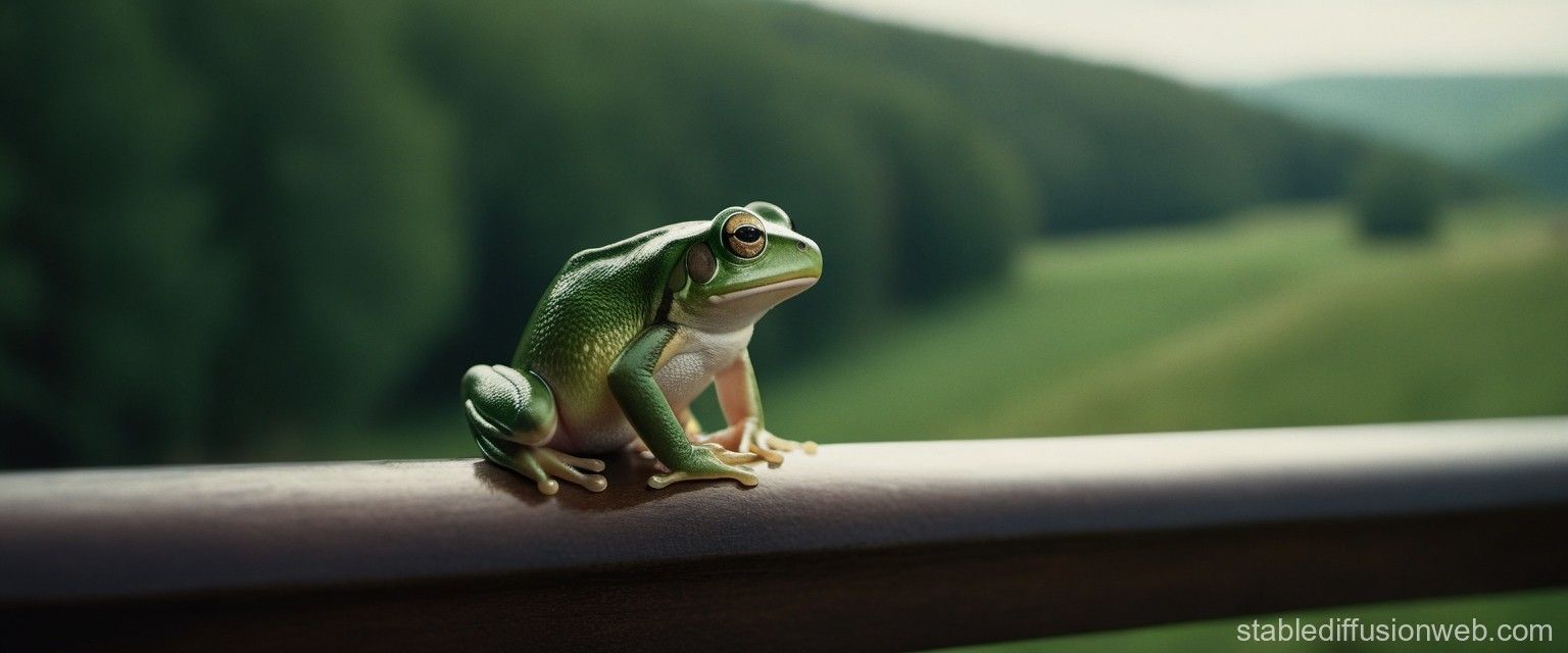 1536x640 frosch auf kuh Prompts. Stable