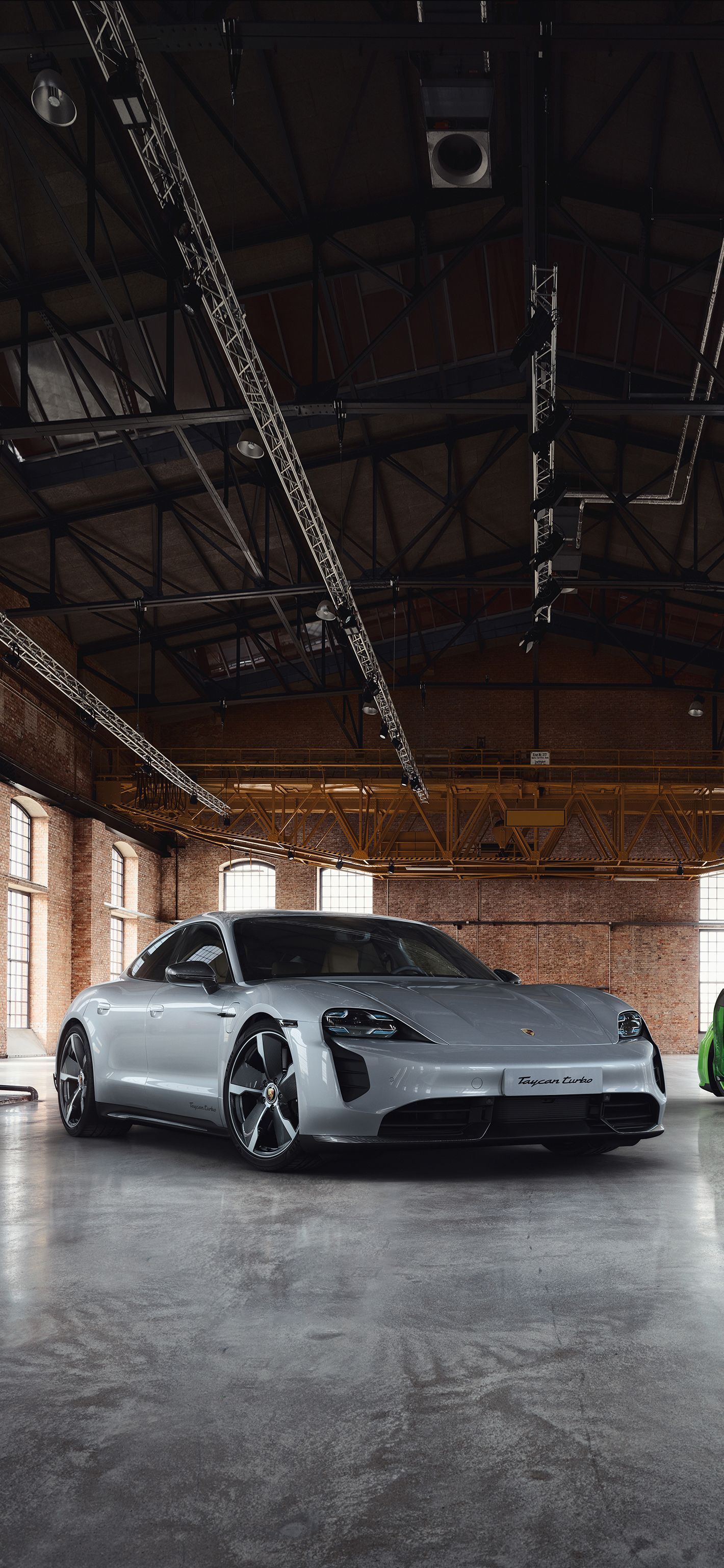 1420x3073 Porsche Taycan iPhone Wallpaper