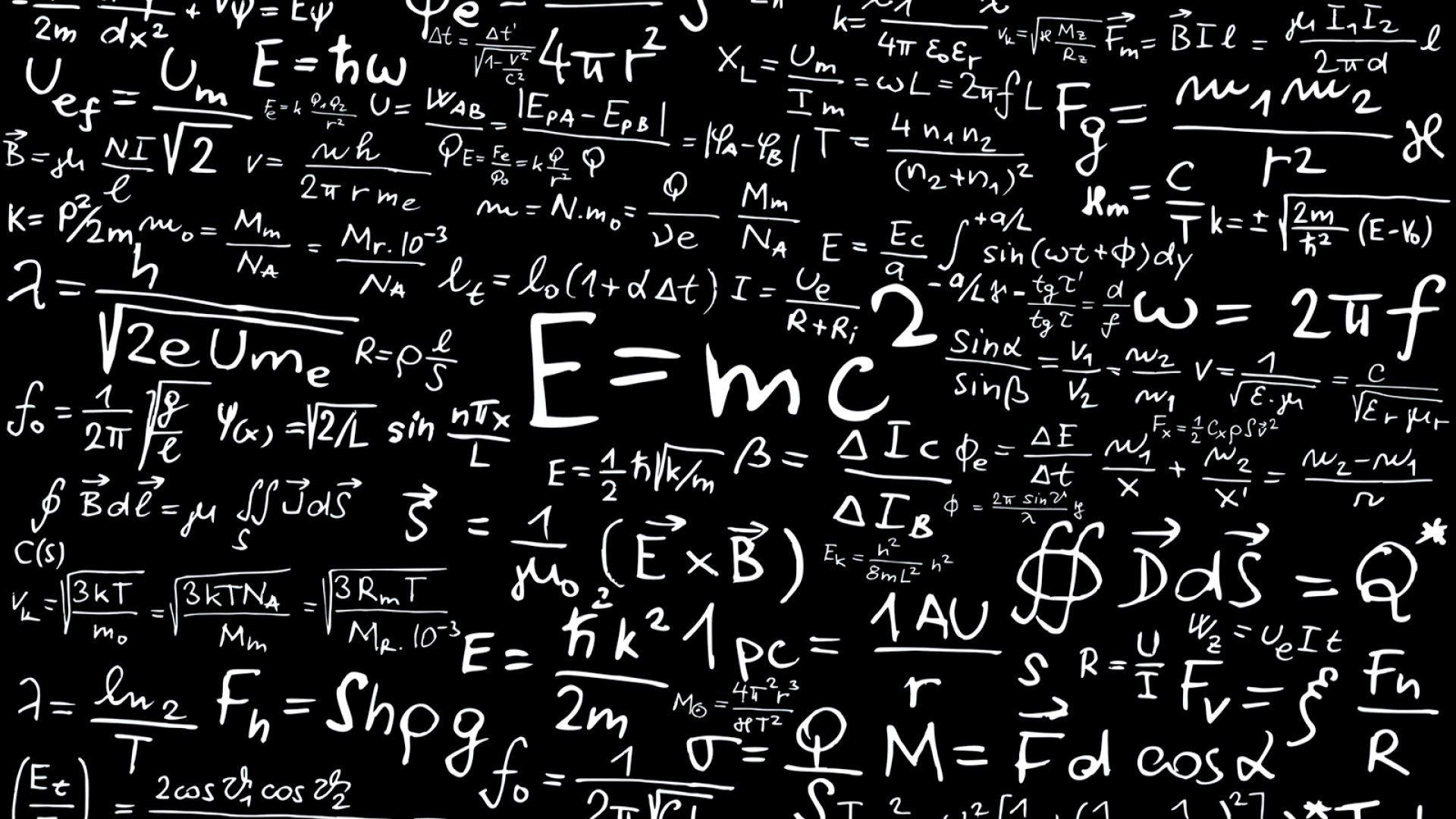1920x1080 mathematics, formula, Albert Einstein, science, physics