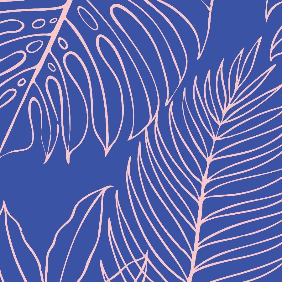 900x900 Funky Palms Wallpaper and Stick