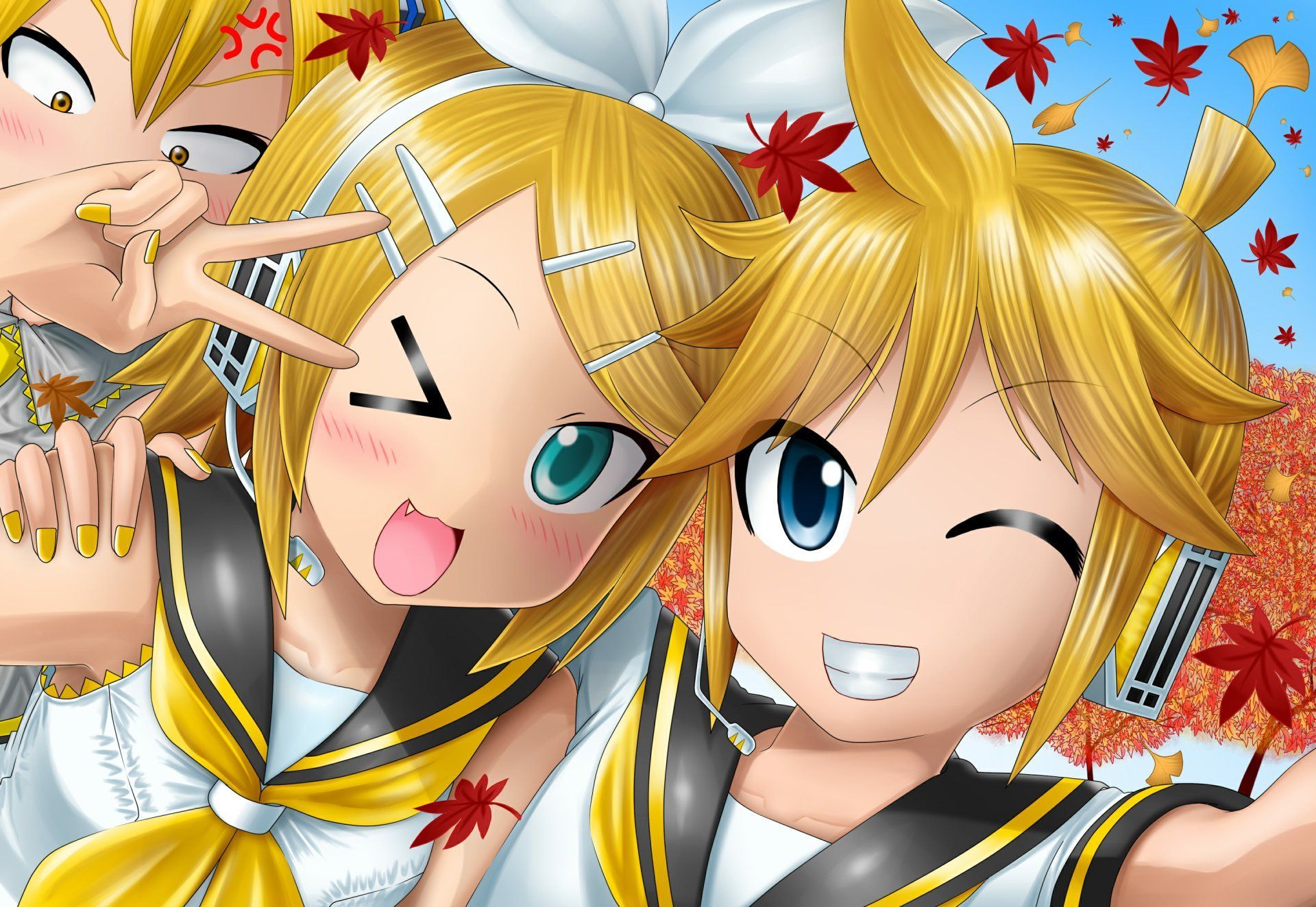 1920x1324 Download Akita Neru Rin Kagamine Len Kagamine Anime Vocaloid HD Wallpaperx2000