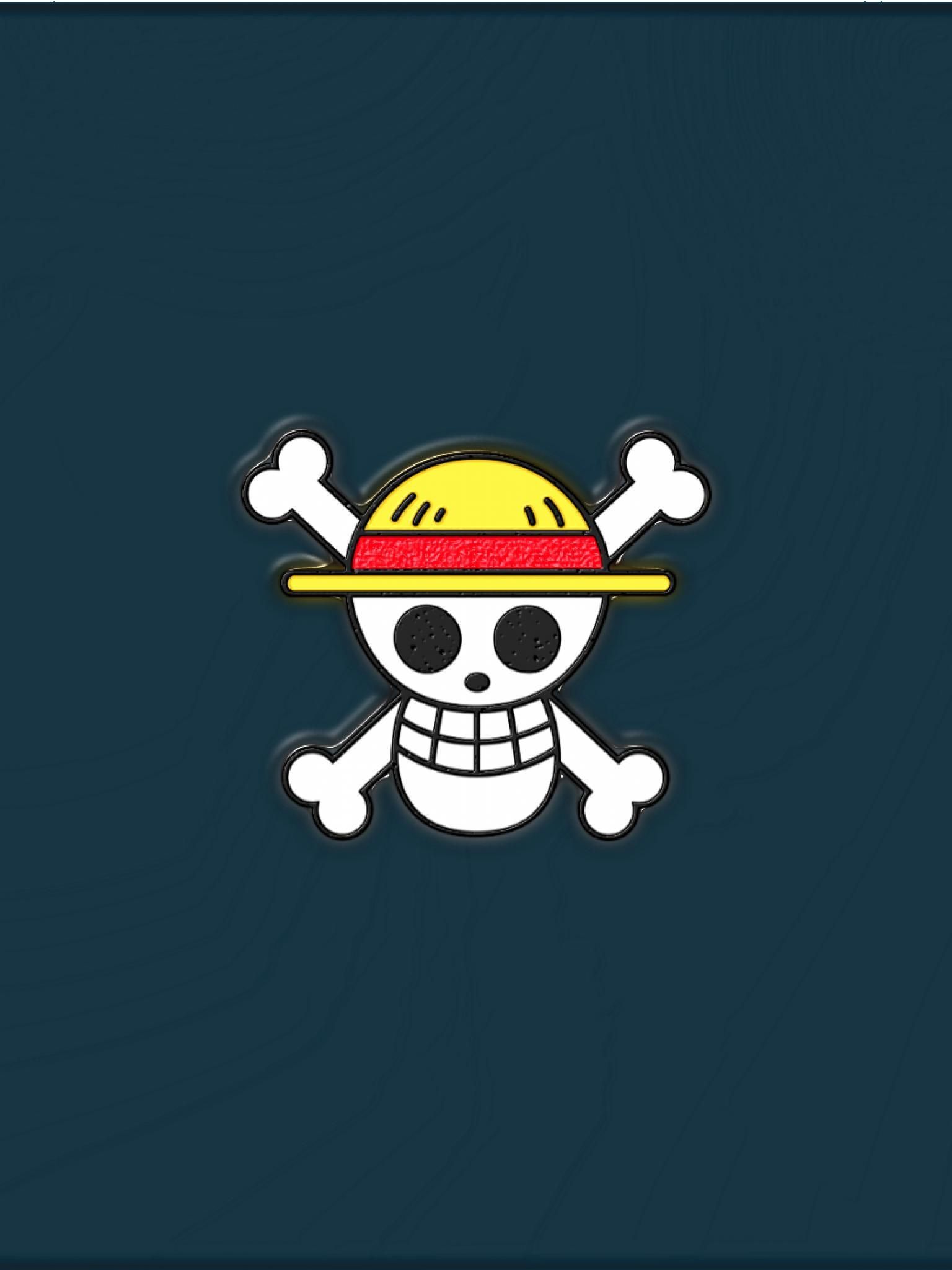 1536x2048 One Piece Logo Wallpaper