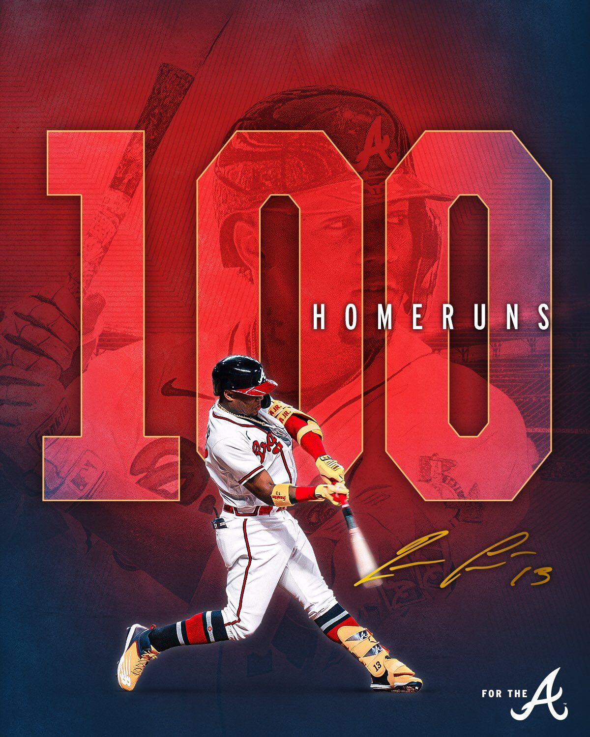 1200x1500 Atlanta Braves on X: 1️⃣0️⃣0️⃣