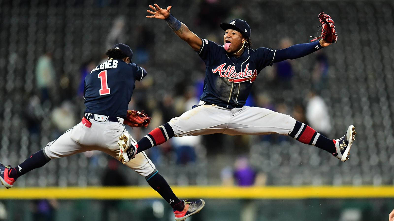 1600x900 Ronald Acuna Jr. Tongue Out Wallpaper
