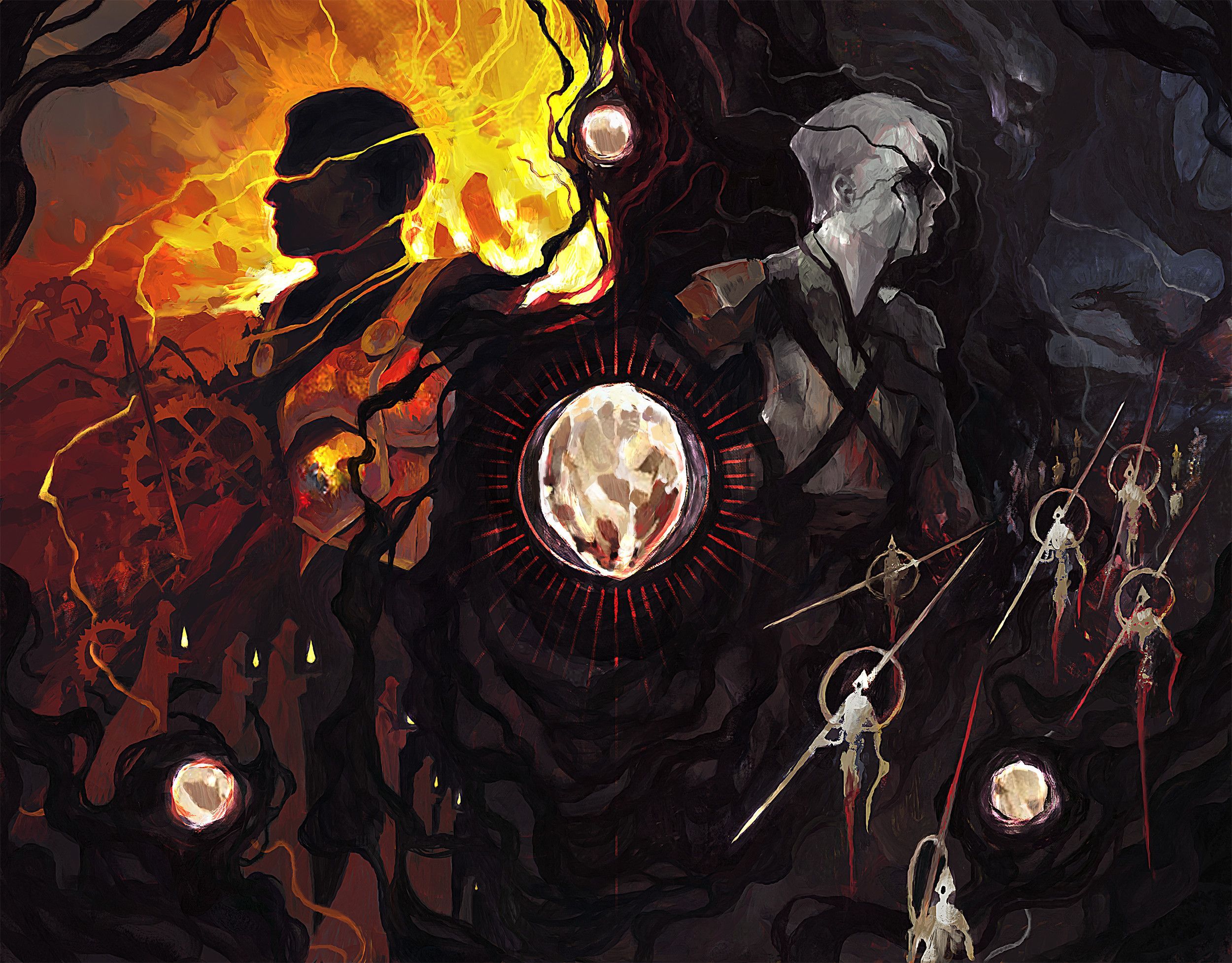 2500x1954 Visions of Phyrexia MtG Art from