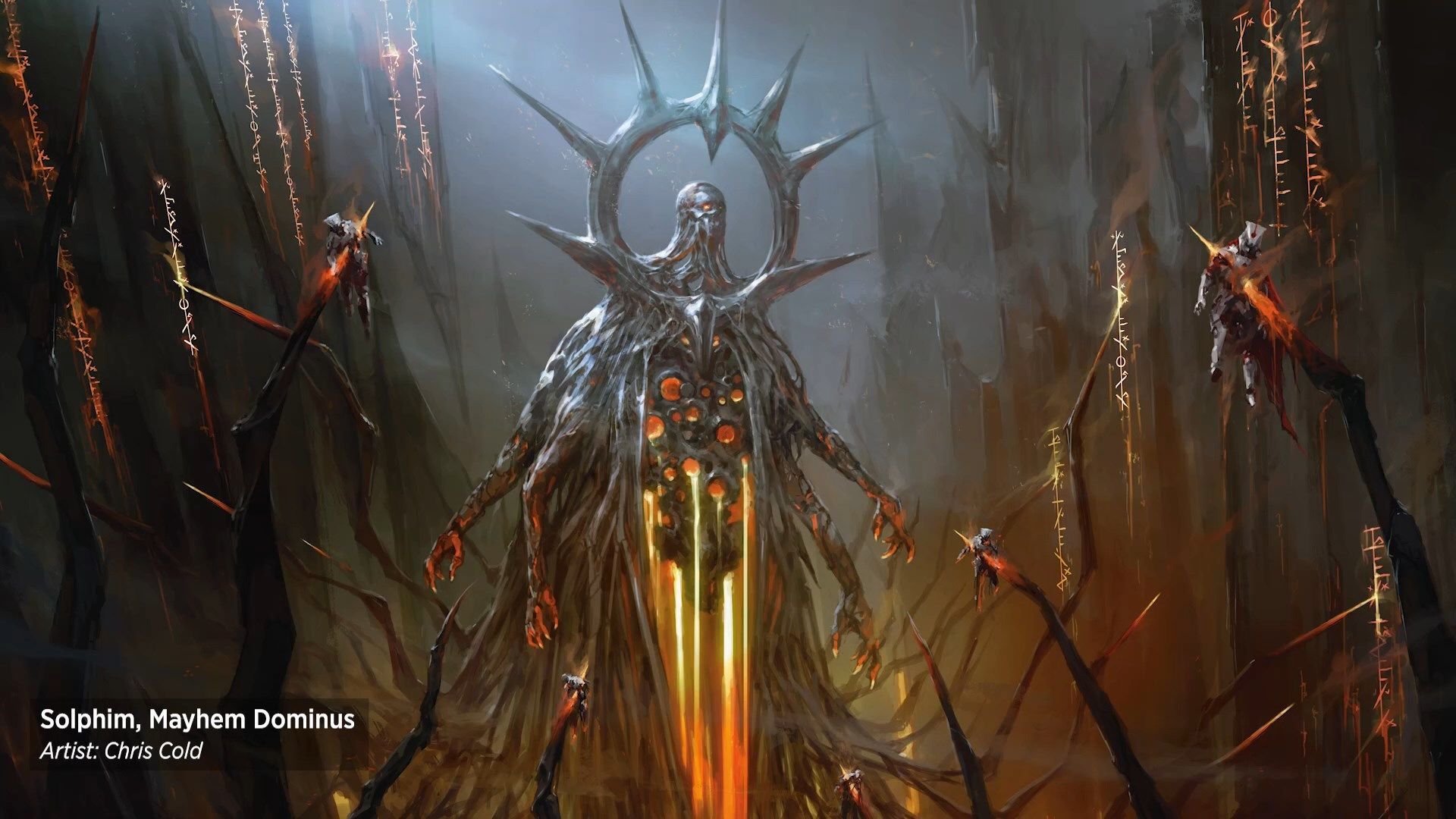 1920x1080 Solphim, Mayhem Dominus MtG Art