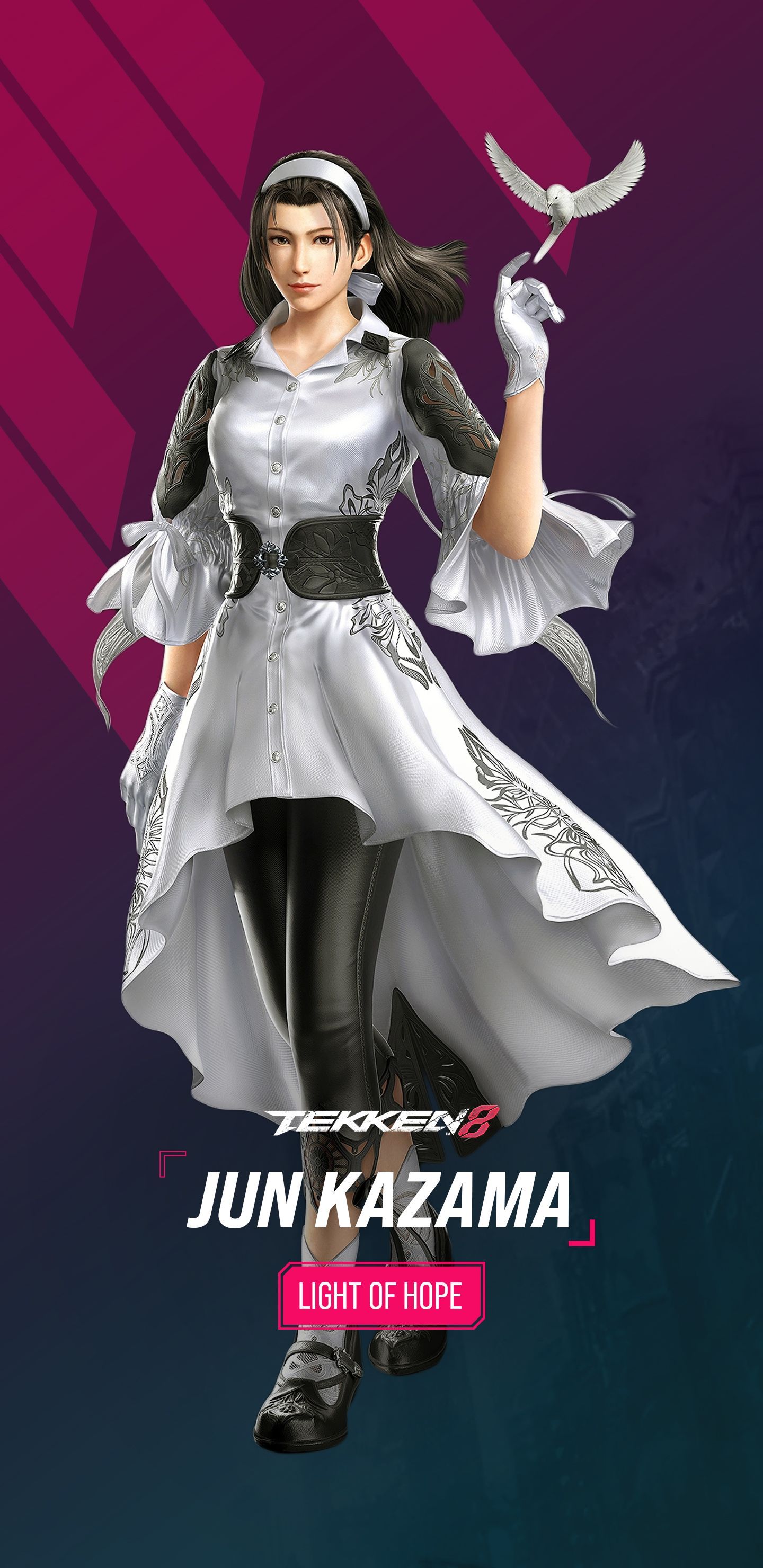 1440x2960 Tekken 8 Jun Kazama Wallpaper