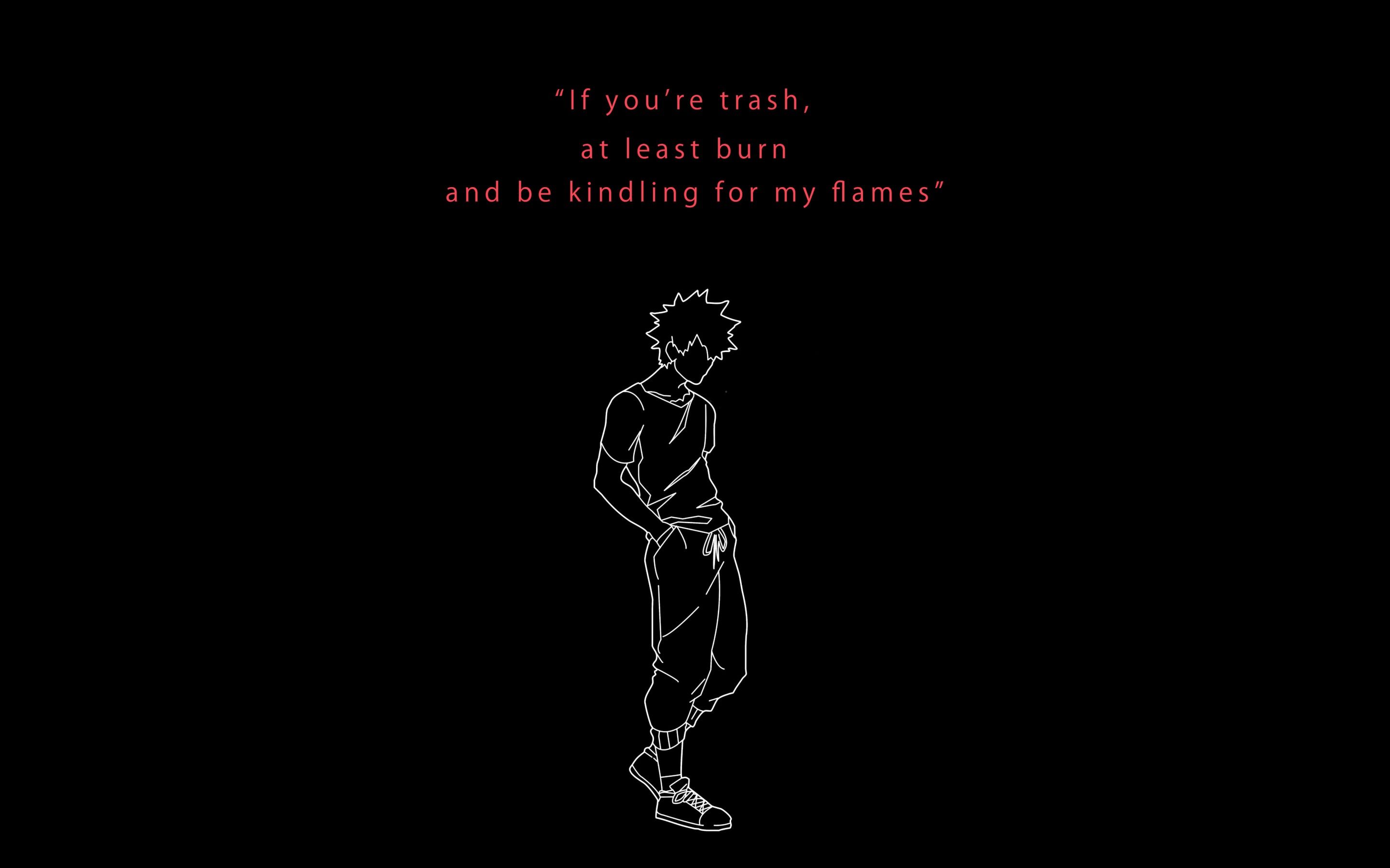 2880x1800 Dabi quotes Wallpaper 4K, Minimalist