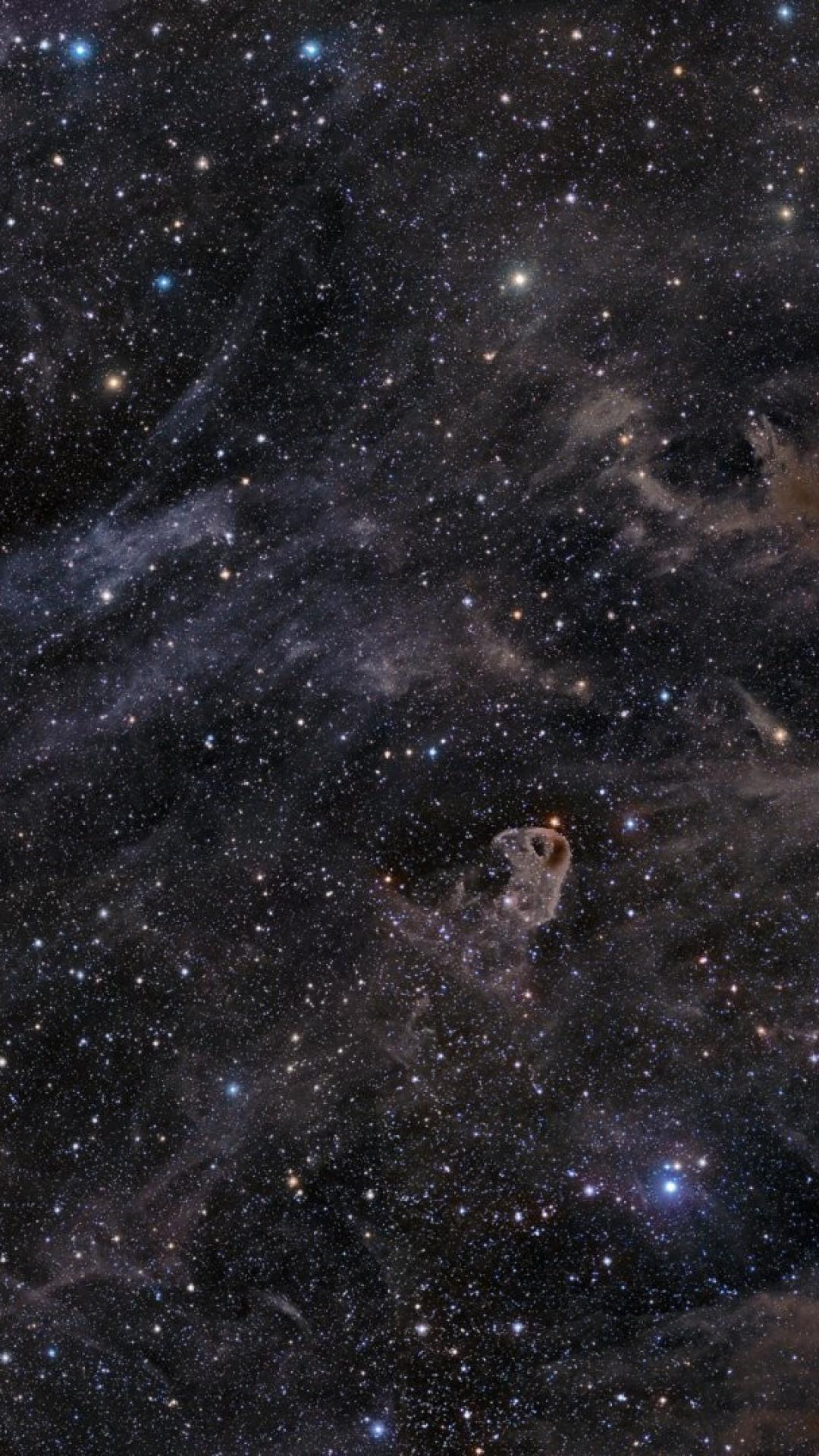 1080x1920 Aesthetic Gray Galaxy Wallpaper