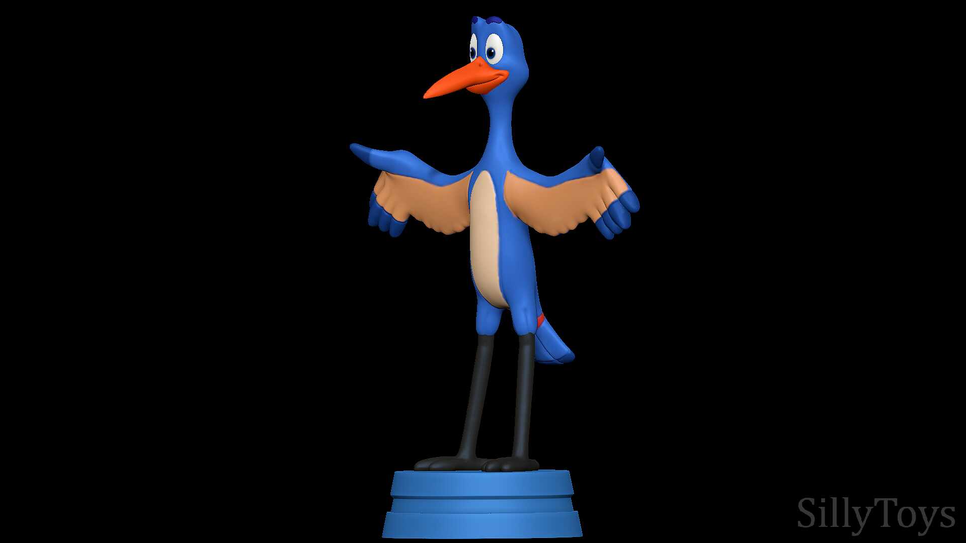 1920x1080 Whizzer Swan Princess 3D print