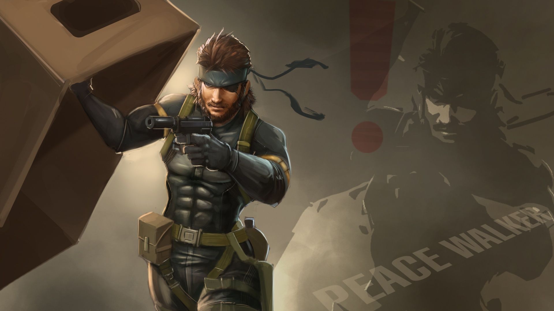 1920x1080 Wallpaper Snake, Metal Gear, Naked Snake, mgs, Big Boss, Metal Gear Solid: Peace Walker for mobile and desktop, section игры, resolution 1920x1080