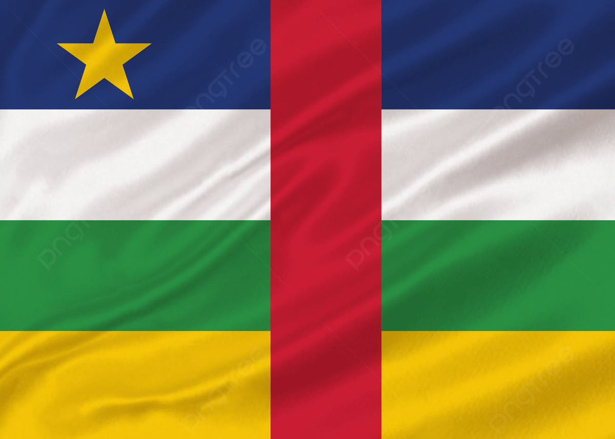 1200x857 Waving Central African Republic Flag