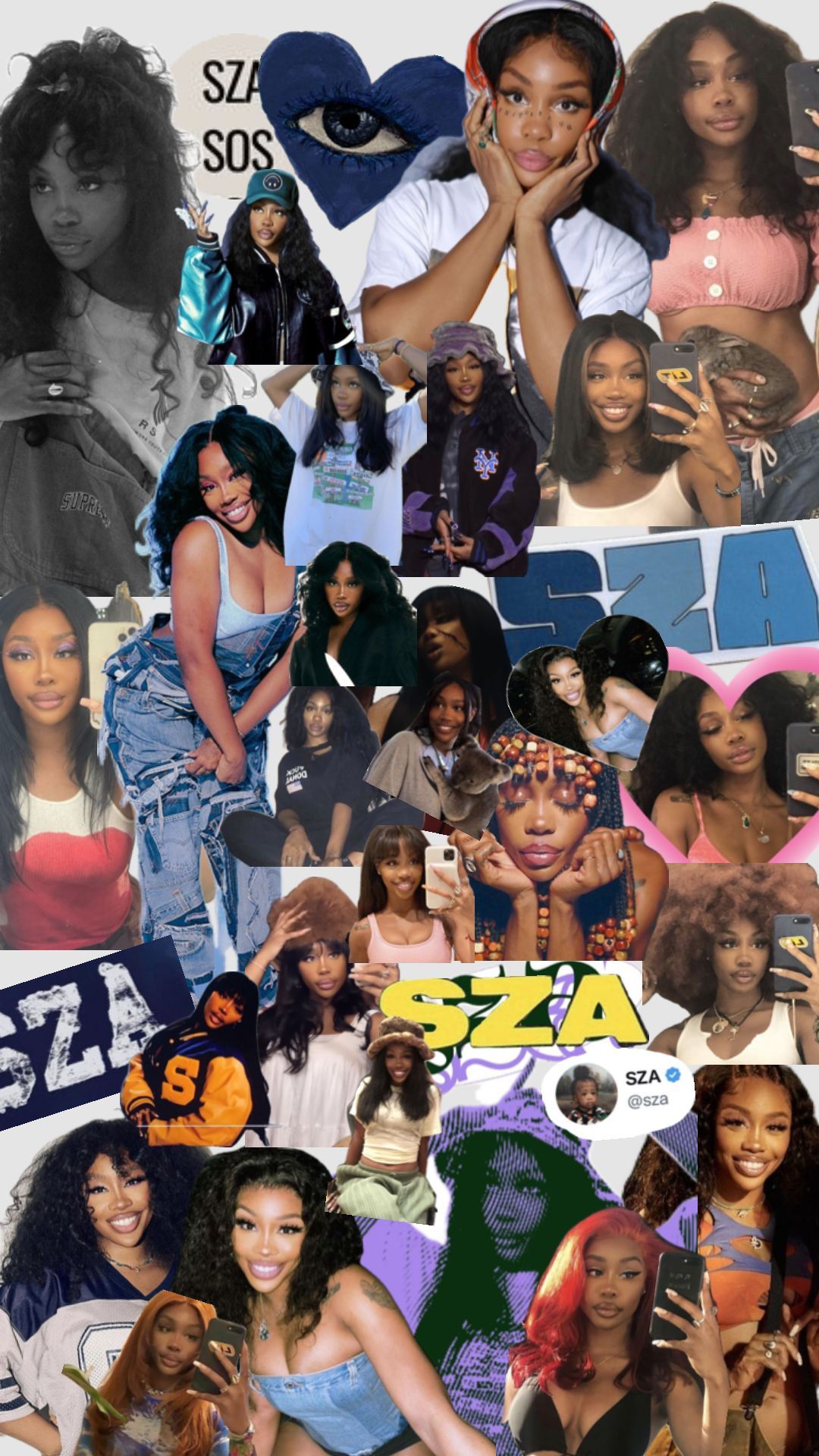 SZA Collage Wallpapers - Top Free SZA Collage Backgrounds - WallpaperAccess