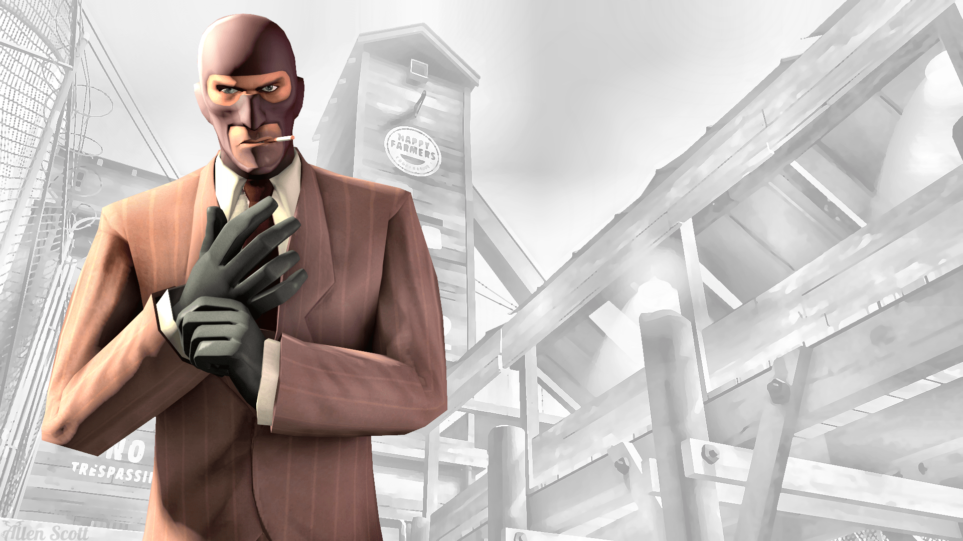 1920x1080 GTA:IV Inspired Spy Wallpaper