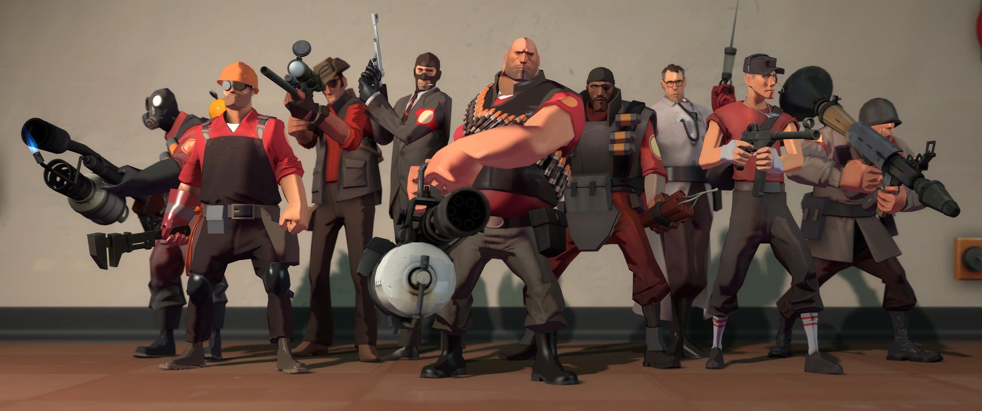 3440x1440 Scout TF Sniper TF Scout character