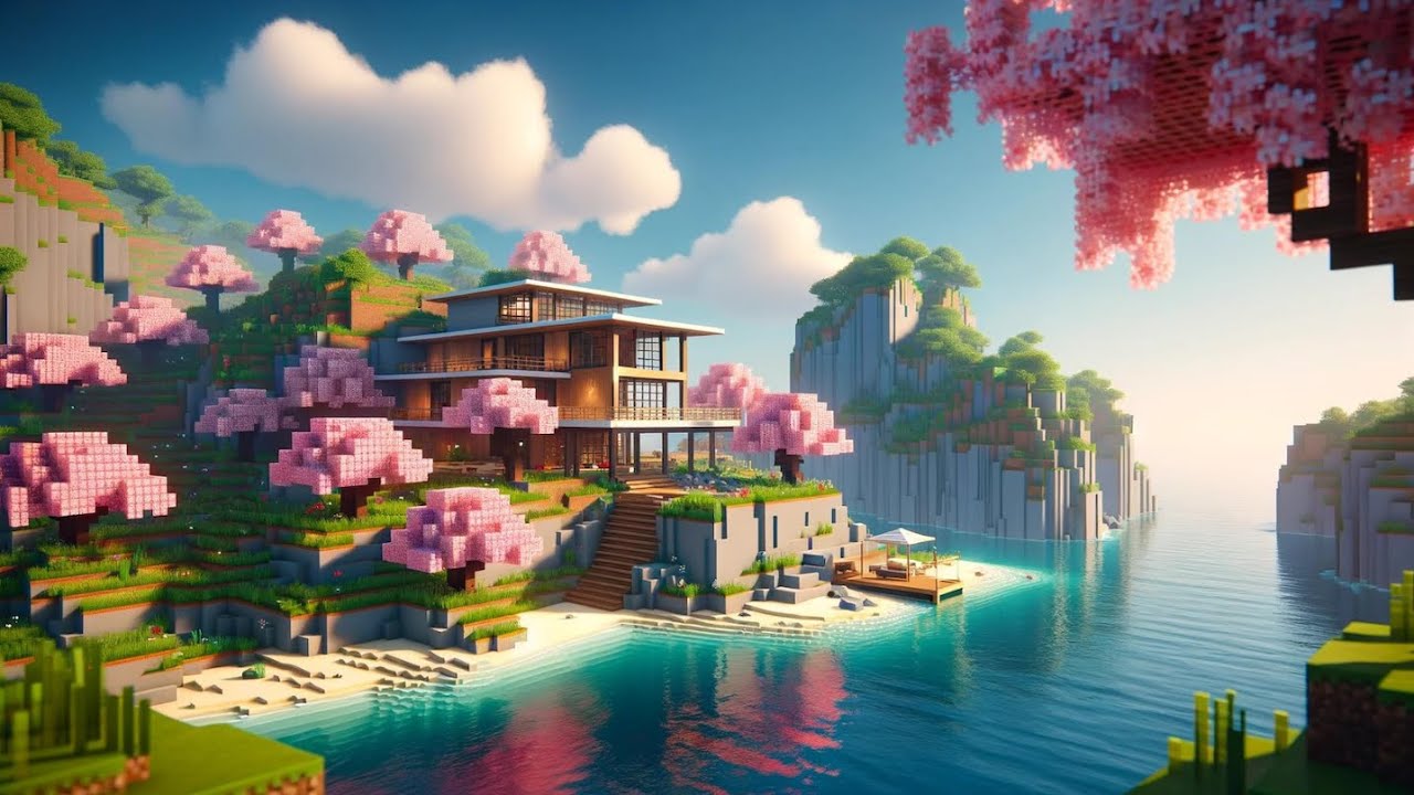 1280x720 Minecraft Builds a Cherry