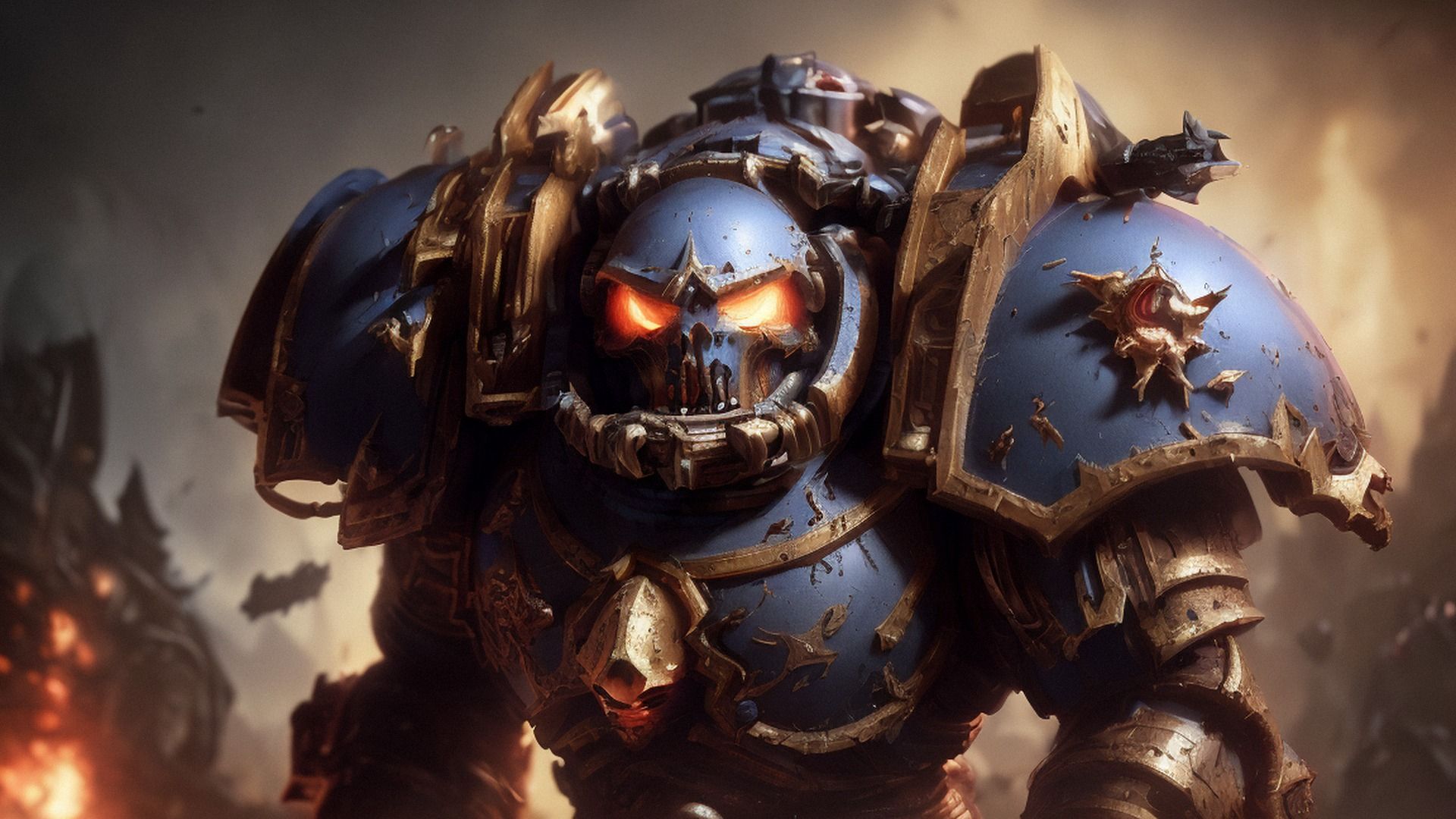 1920x1080 Chaos space marine, Warhammer 40k