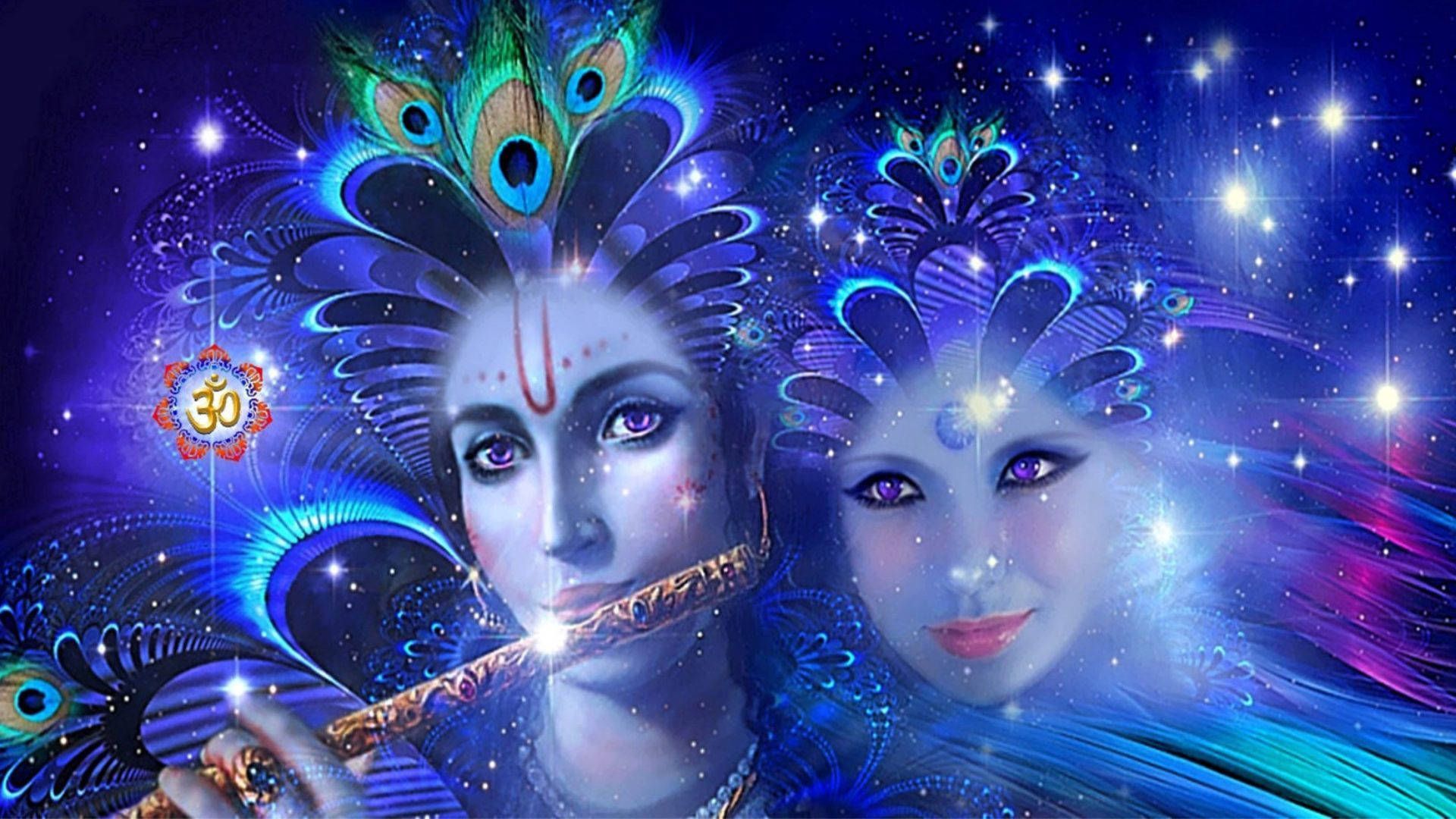 1920x1080 Dark Krishna Wallpaper