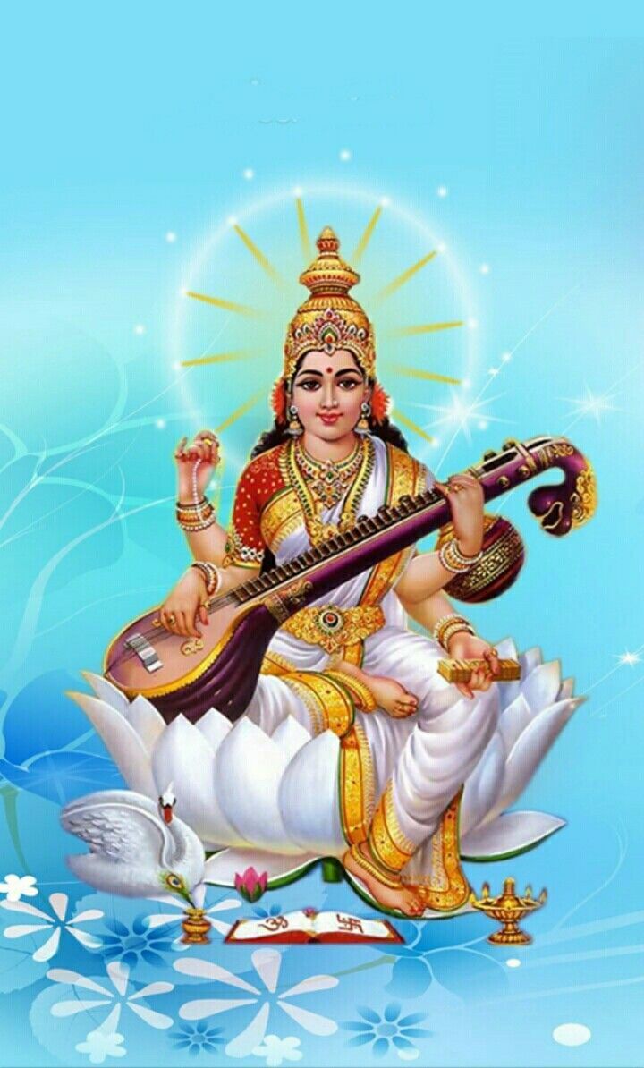 720x1194 devi saraswati, goddess, god, iphone