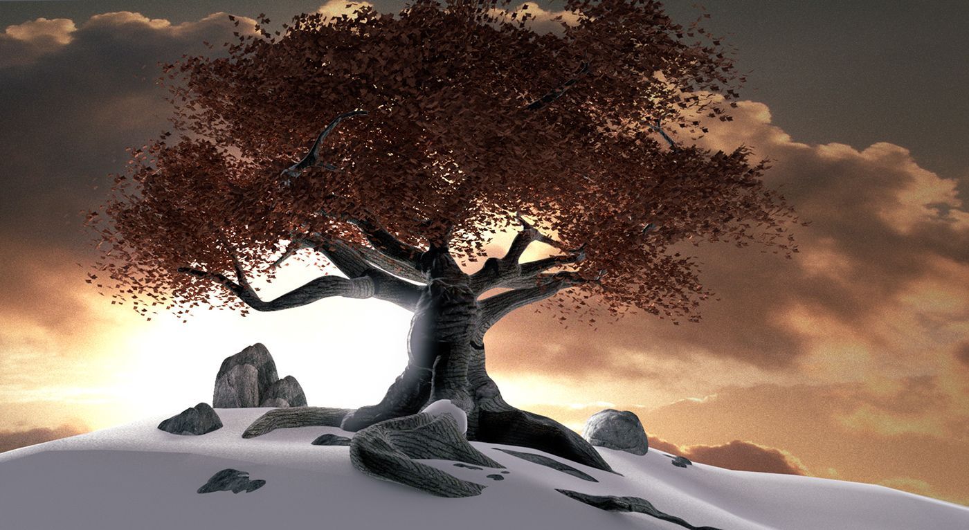 1400x766 Weirwood Tree - Behance