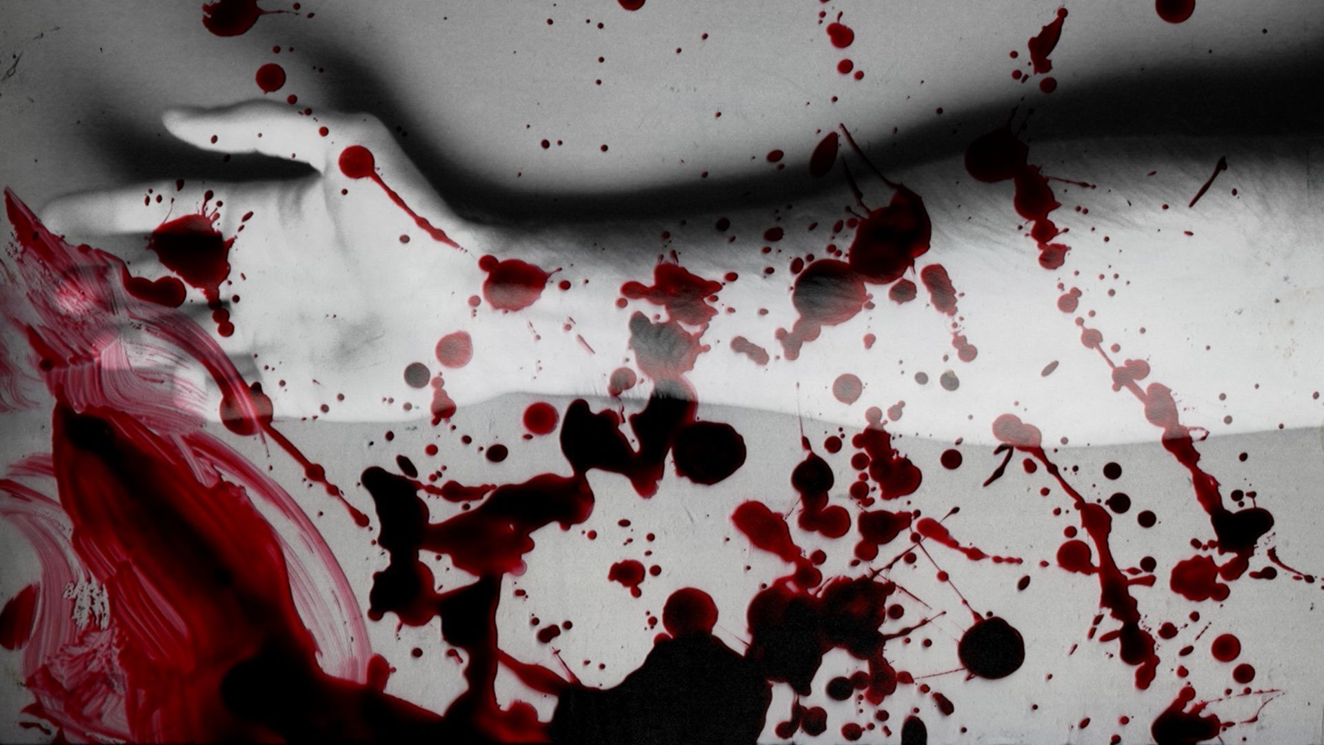 1920x1080 HD Wallpaper of Blood Splatter