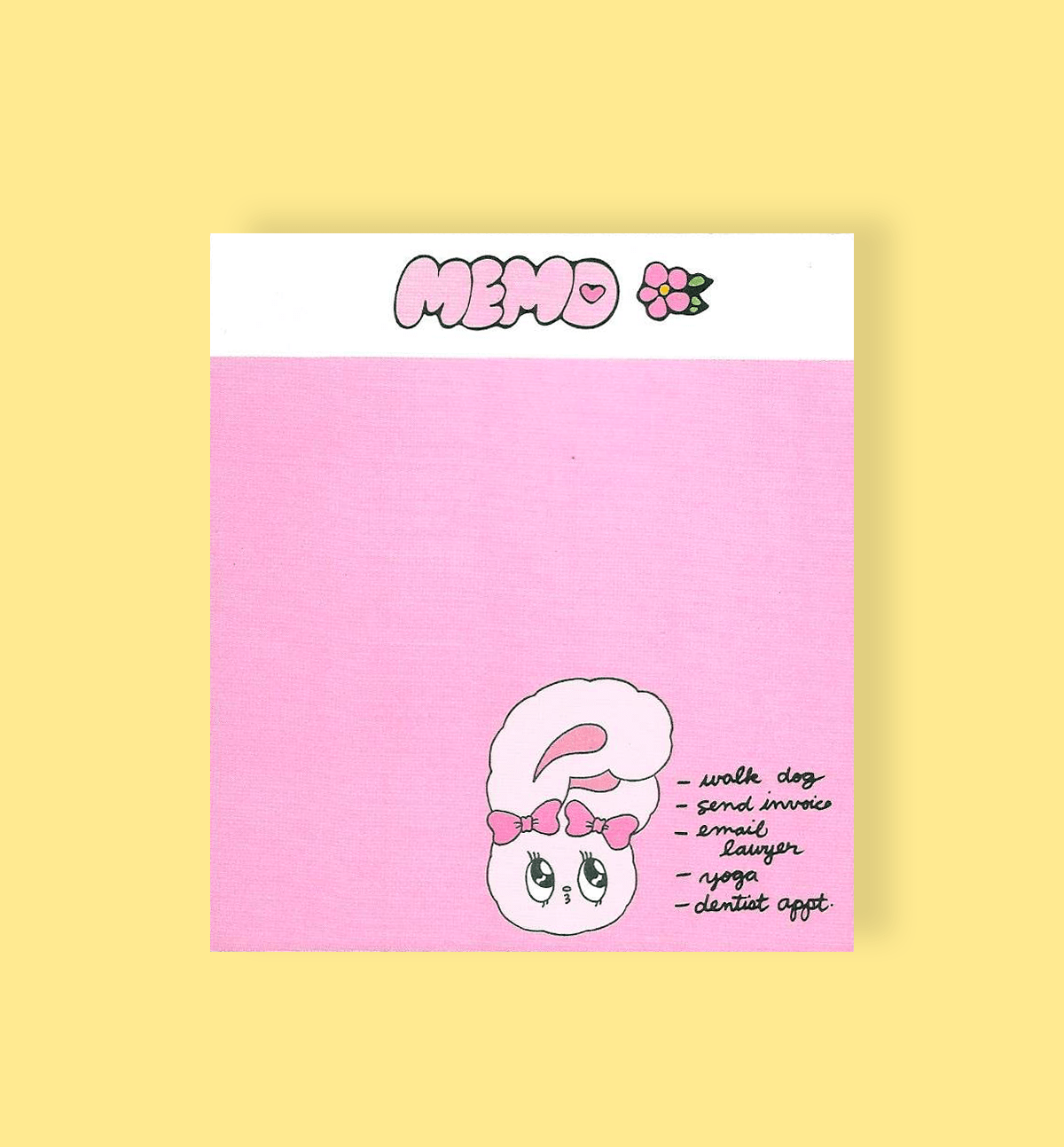 1200x1293 Esther Bunny Memopad [Diary]