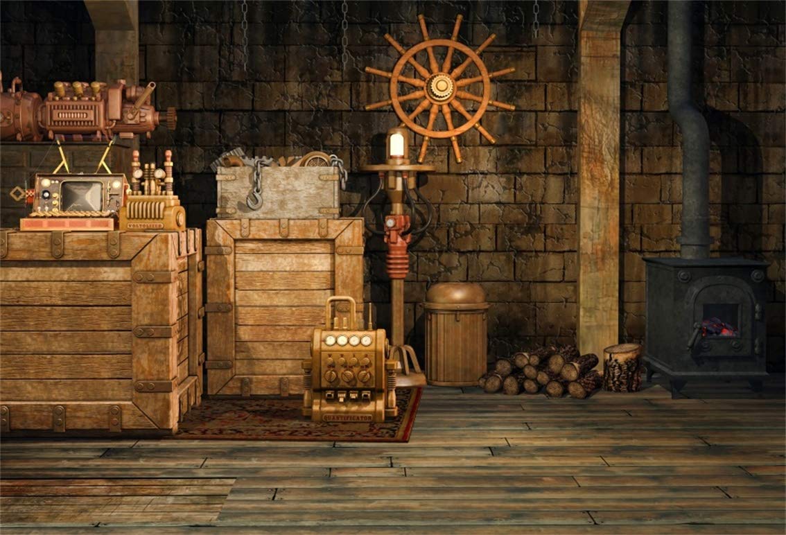 1134x772 Leyiyi 5x3ft Pirate Cabin Backdrop