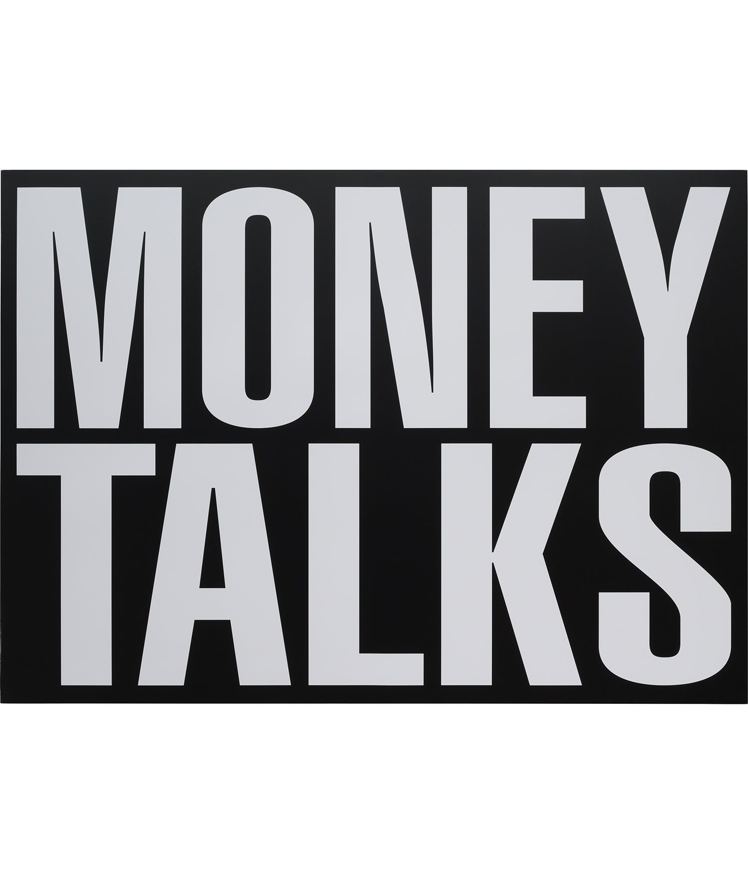 1500x1751 Barbara Kruger. Untitled Money Talks
