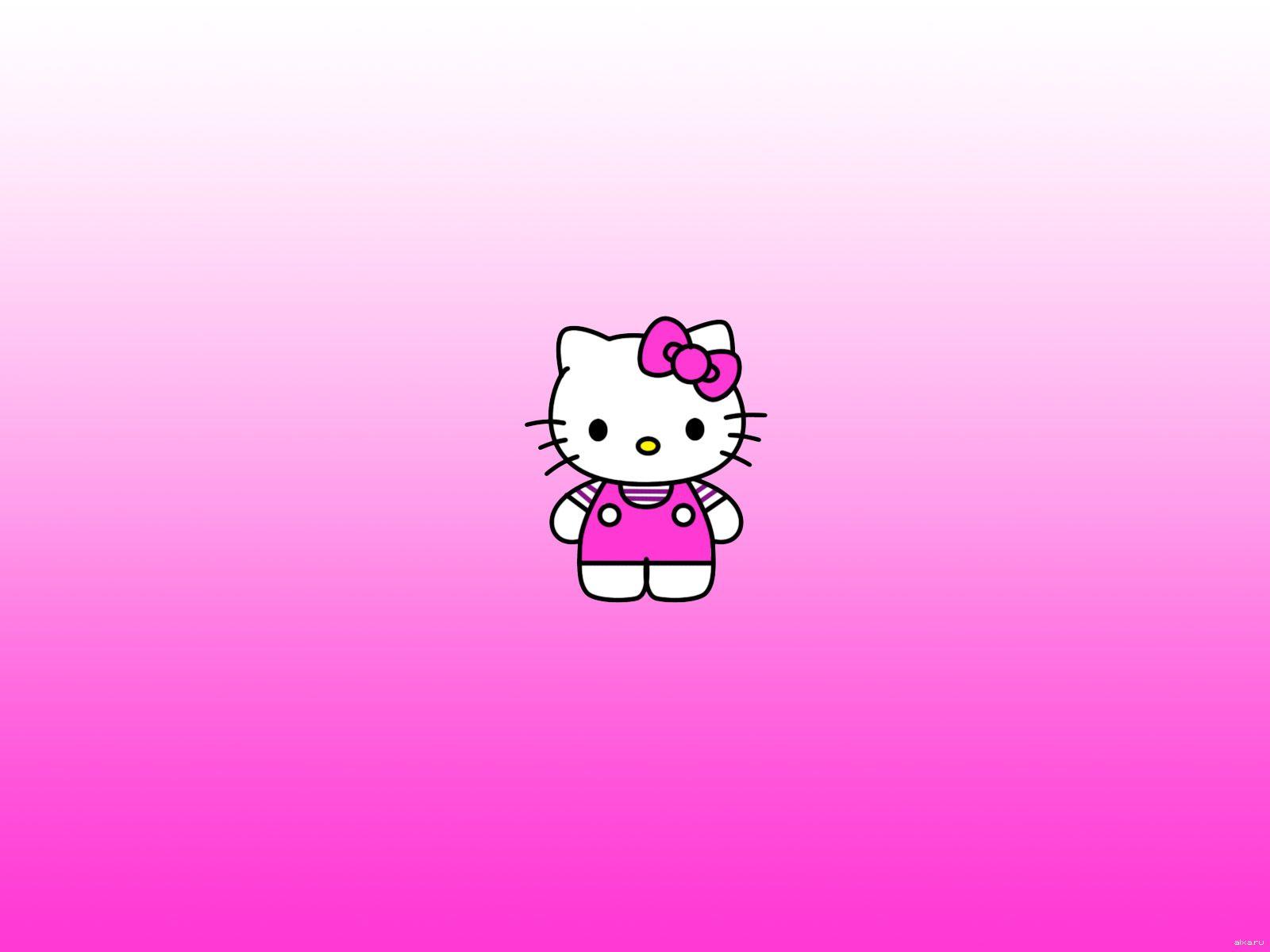 Обои hello kitty на ноутбук