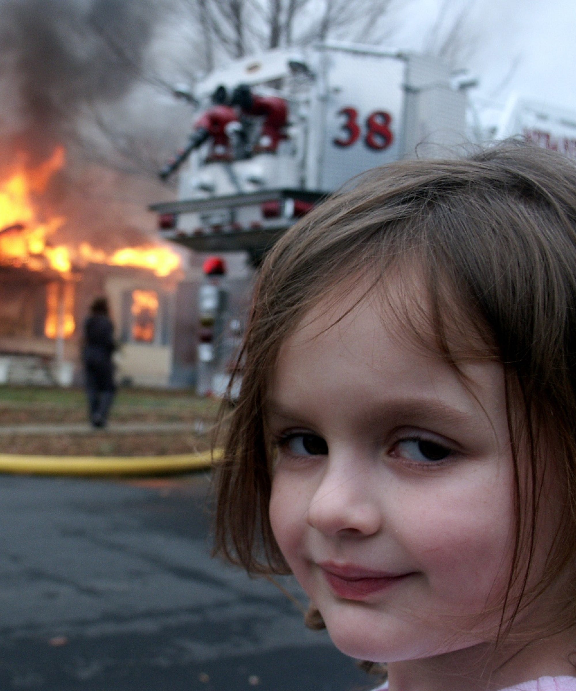 2000x2400 Disaster Girl Meme Zoe Roth Now