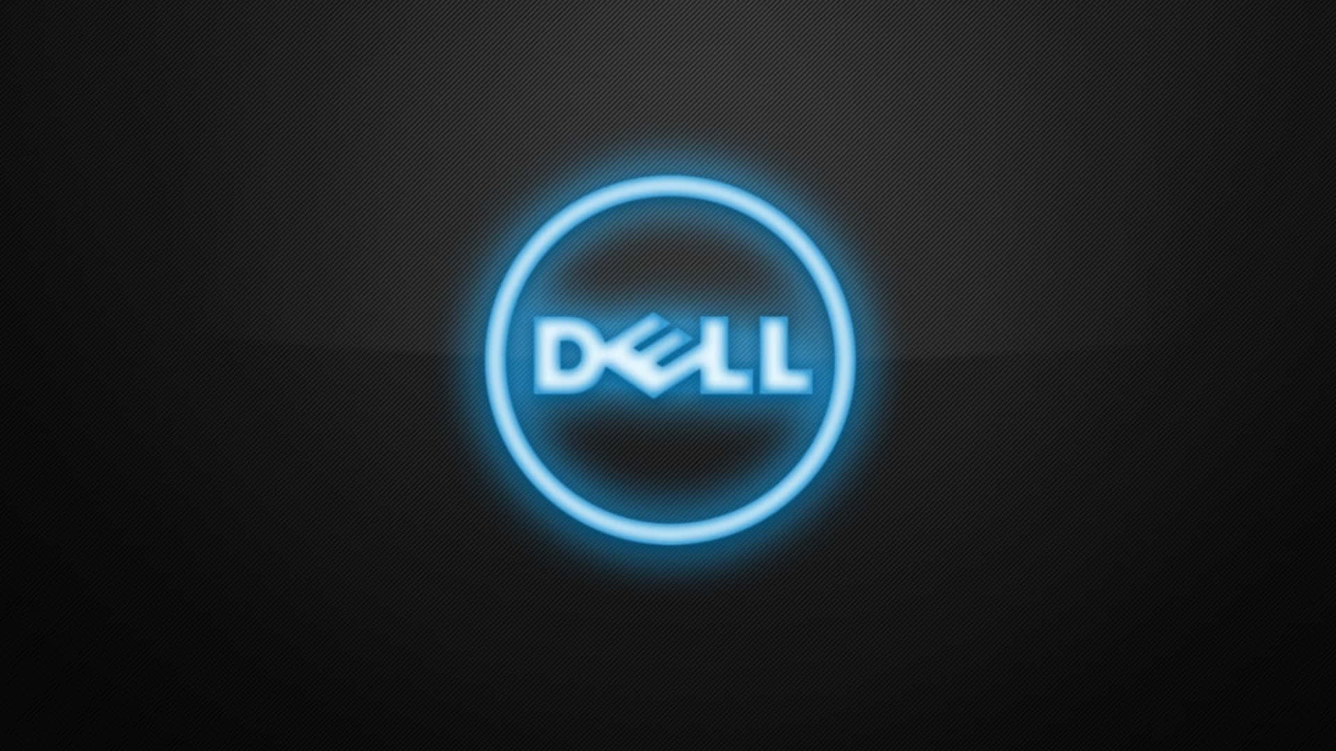 1920x1080 Dell Logo On A Black Background