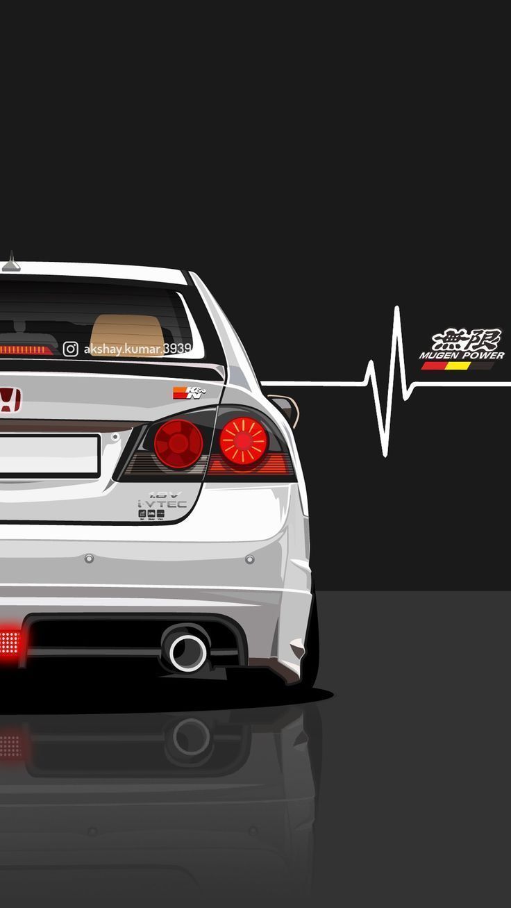 736x1307 Honda Civic Wallpaper. Indian Cars