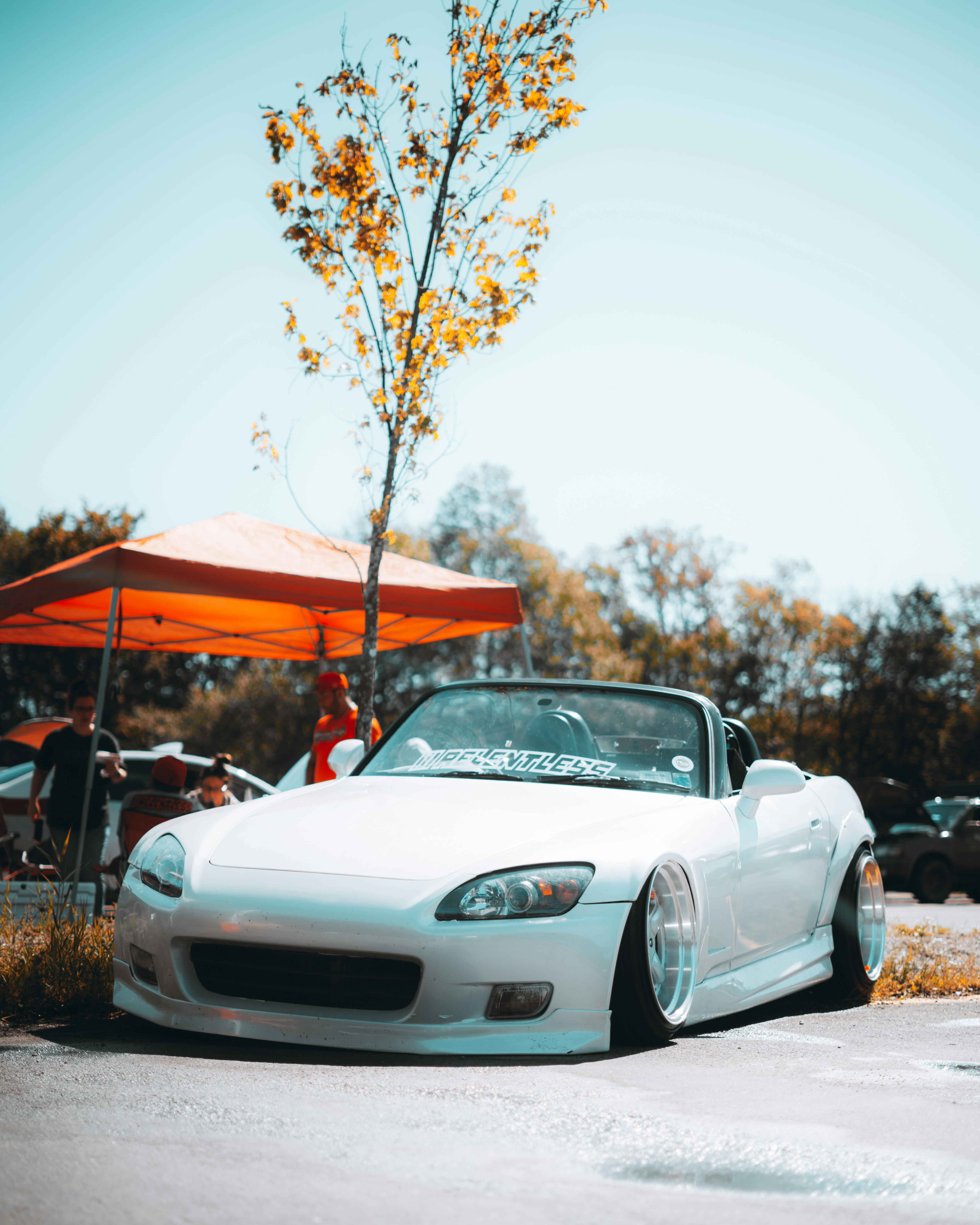 5304x6630 A Slammed White Honda S200 · Free Stock