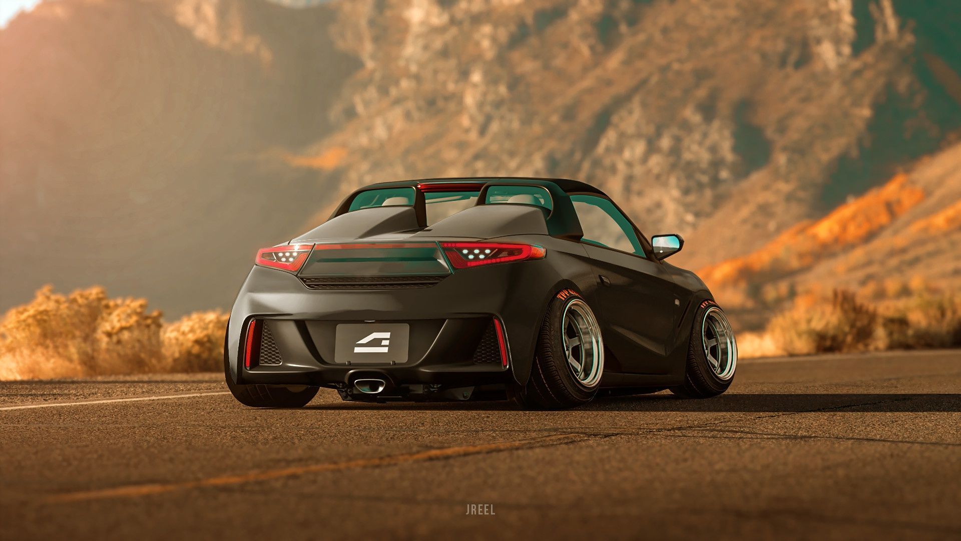 1920x1080 Wallpaper Honda, Game, Concept Art