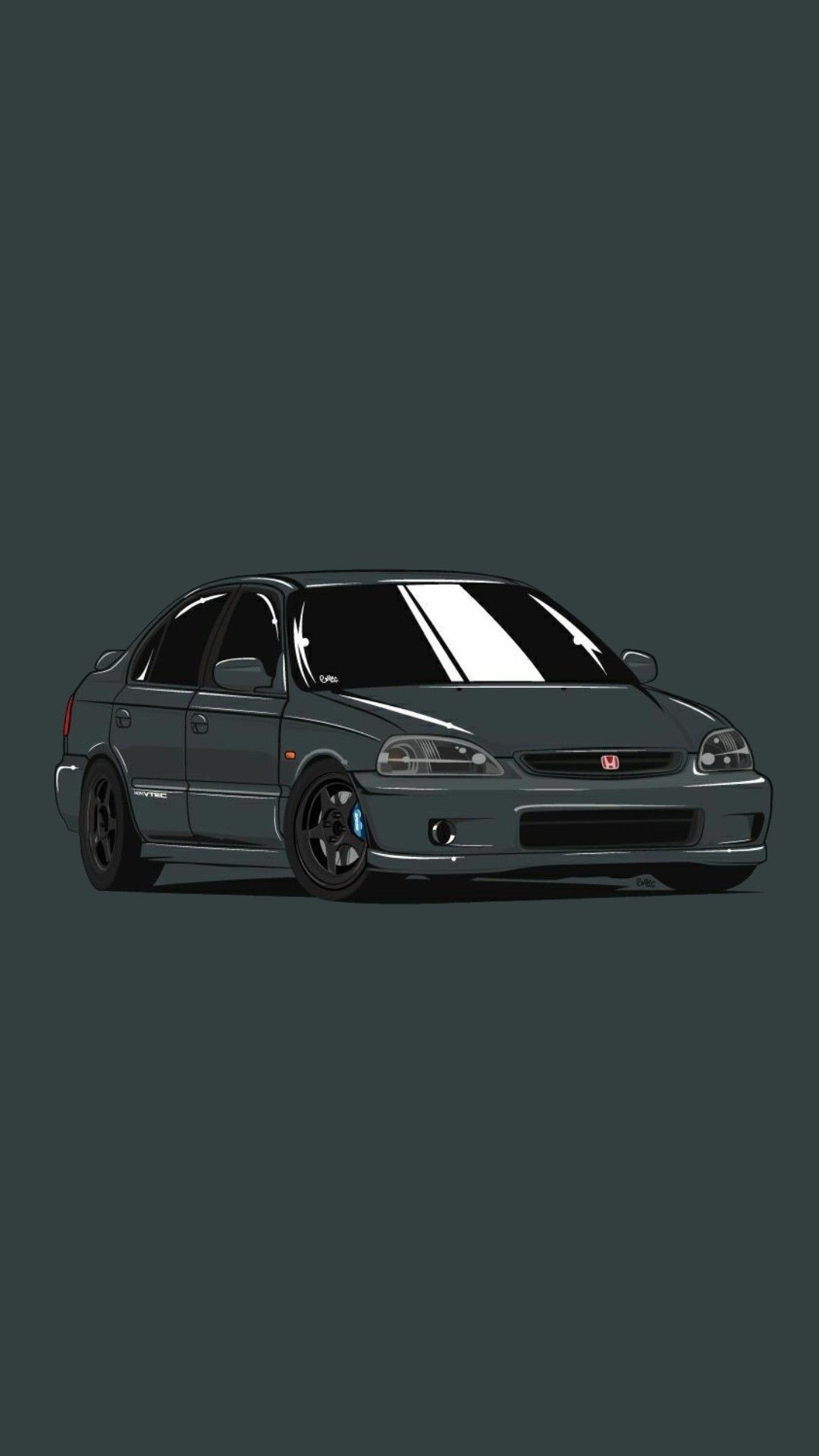 1080x1920 Honda Civic Hatchback