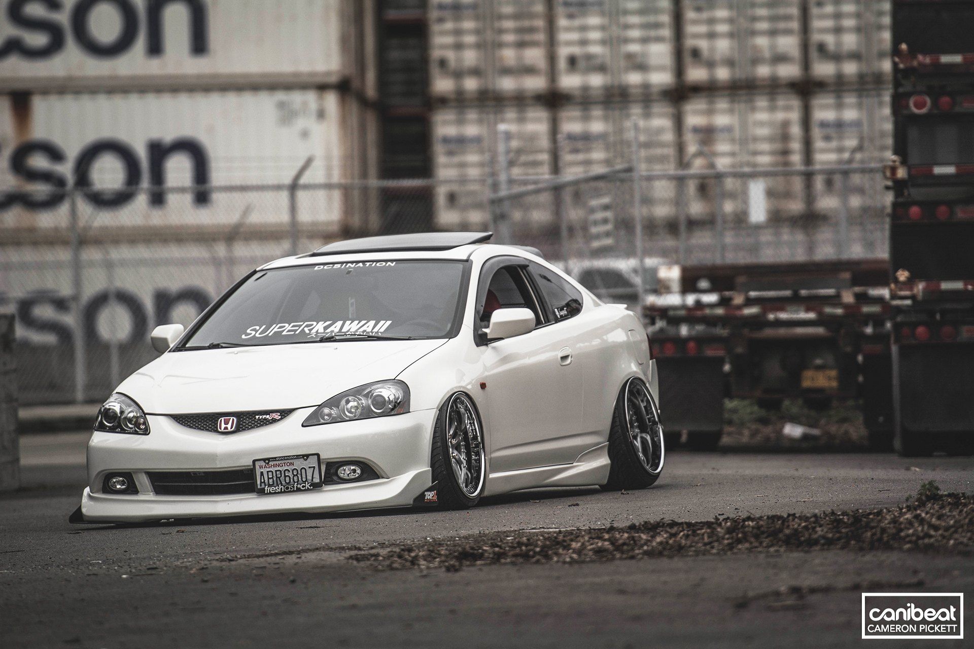 1920x1280 Stance Is Everything:Custom White Honda