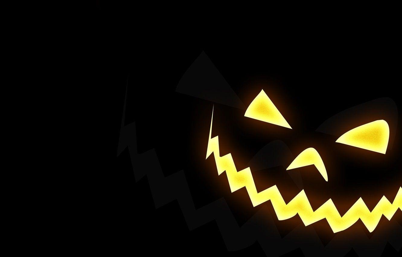 1332x850 Wallpaper smile, Halloween, pumpkin, Halloween, black