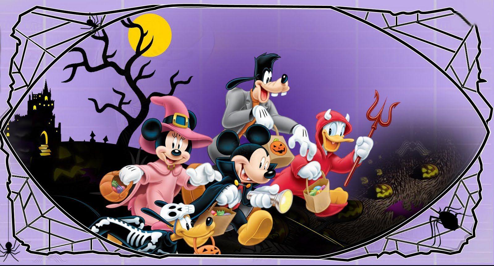 1600x863 Mickey Halloween Wallpaper