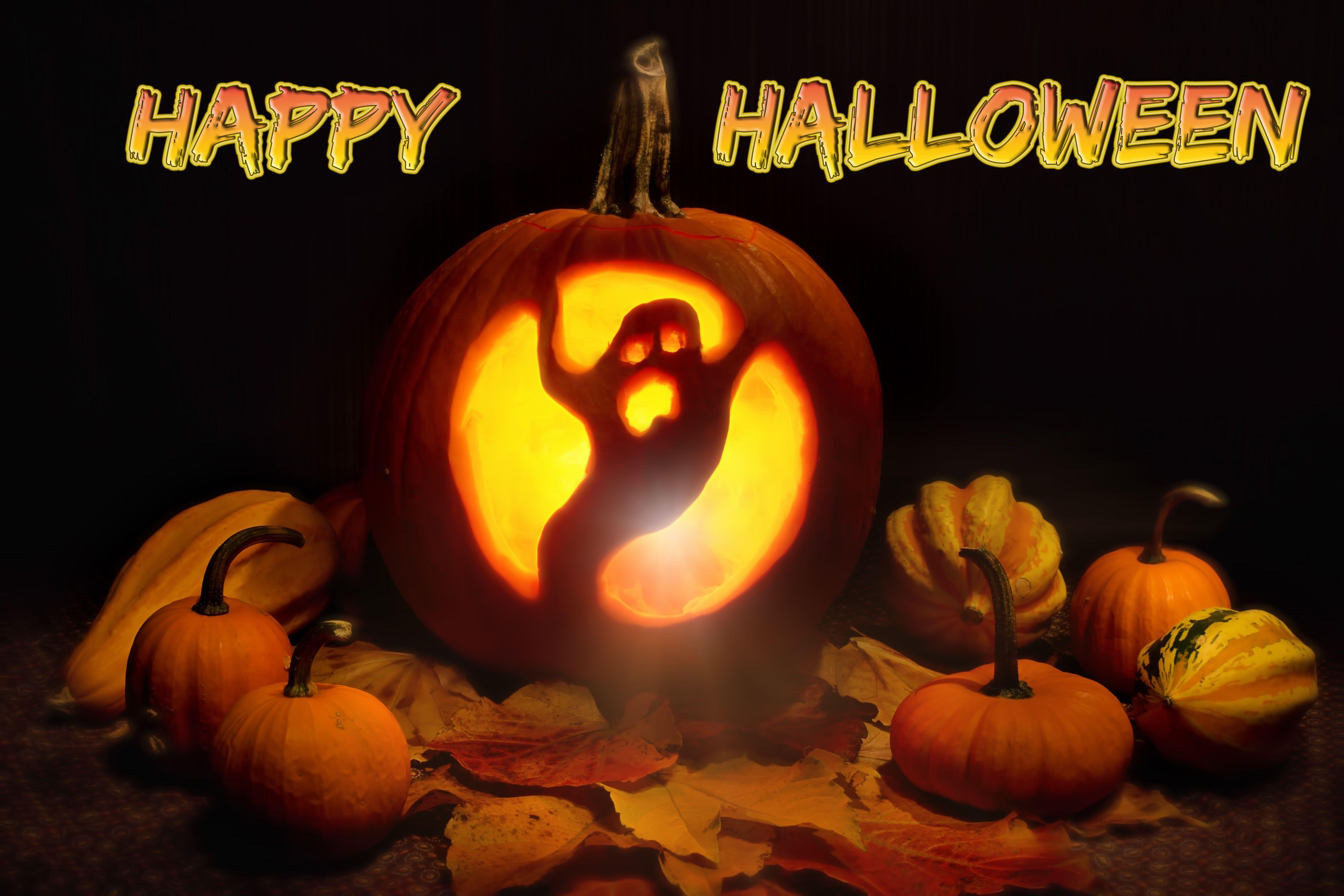 5760x3840 Happy Halloween pumpkin free image