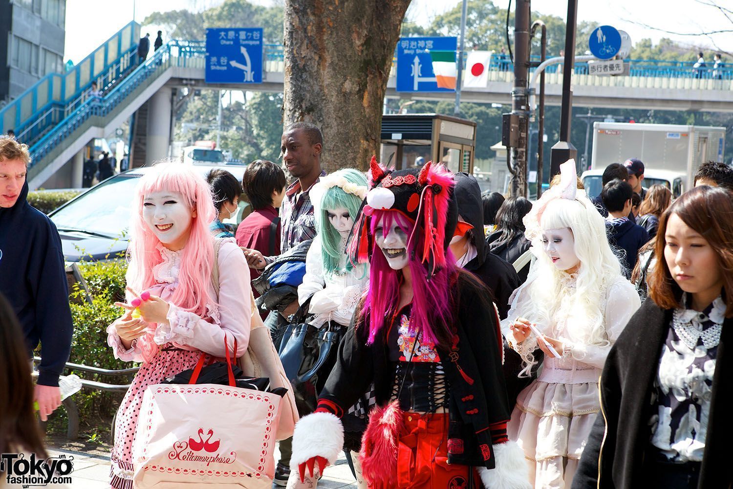 1500x1000 Japanese Shironuri Fashion in Harajuku