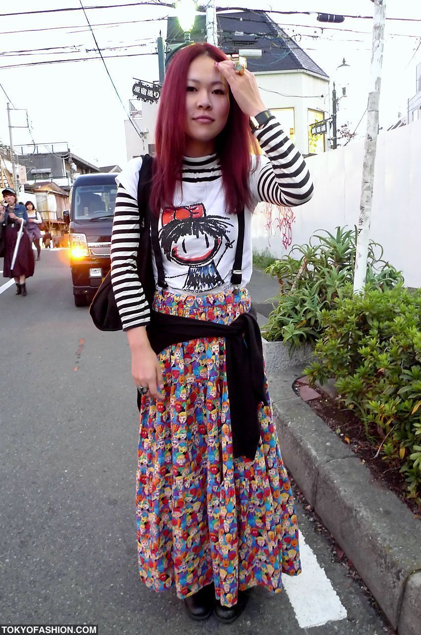 850x1280 Red Hair in Harajuku