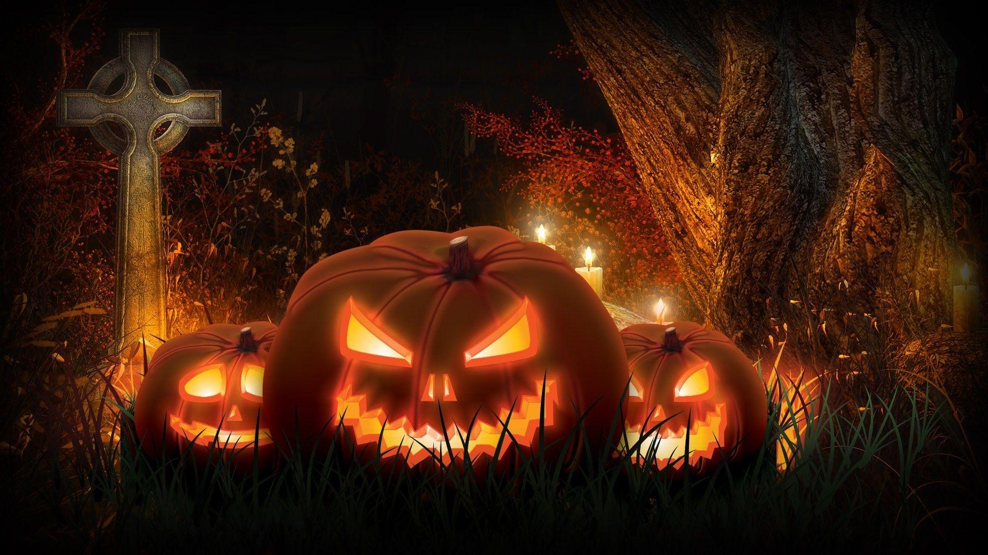 1920x1080 Halloween Pumpkin Background