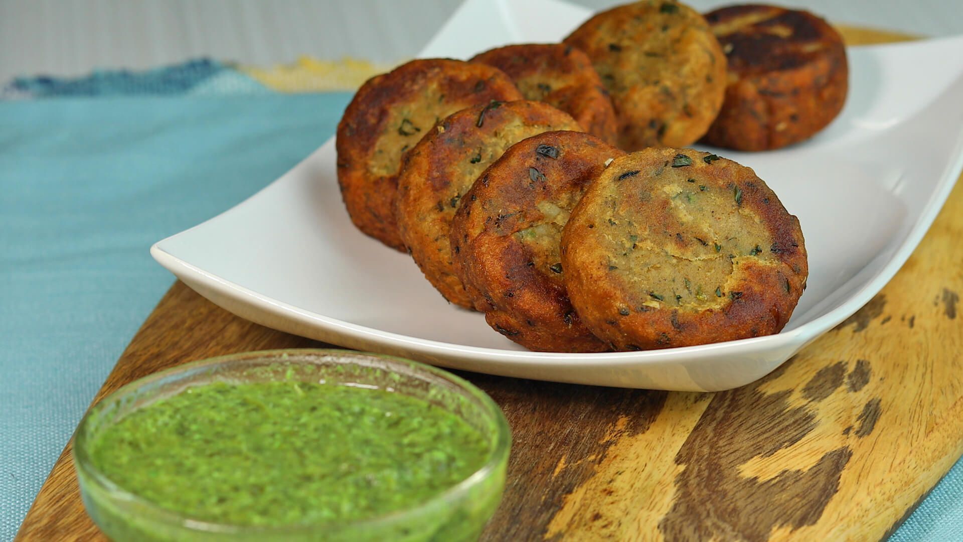 1920x1080 Aloo Tikki (Potato Patties). Patel