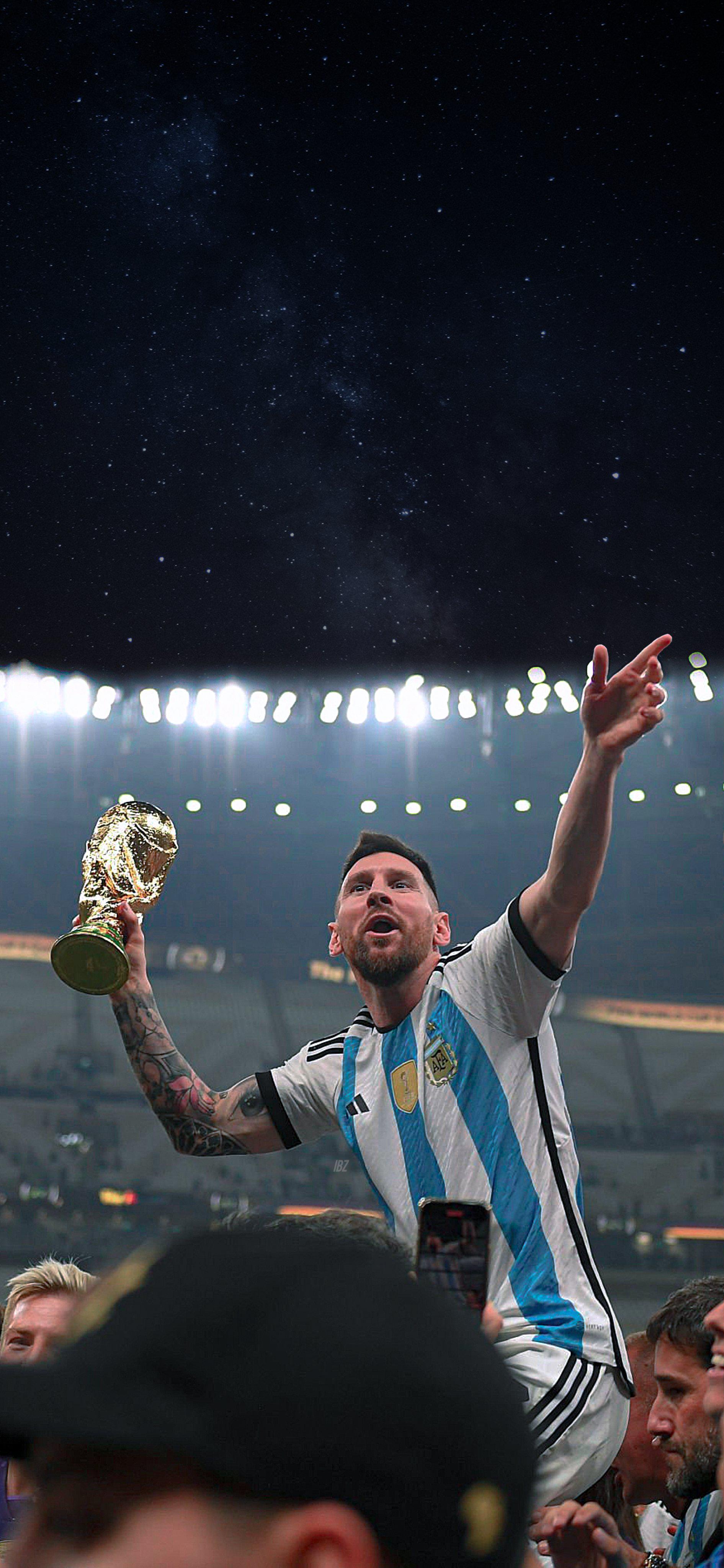 1891x4096 Messi Fifa World Cup 2022 Final Wallpaper Dump