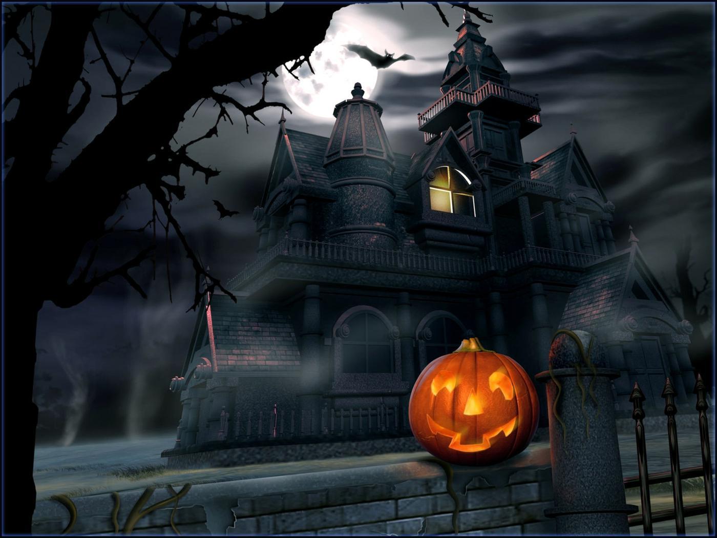 1400x1050 Halloween Computer Wallpaper Group , HD Wallpaper