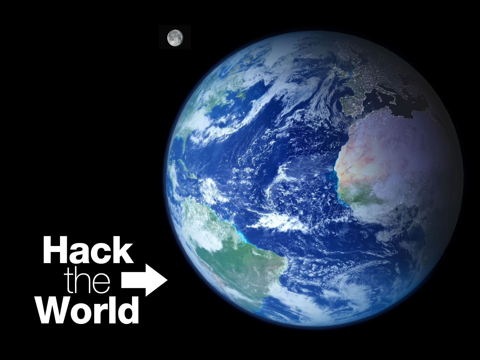 1600x1200 Hack the World HD Wallpaper