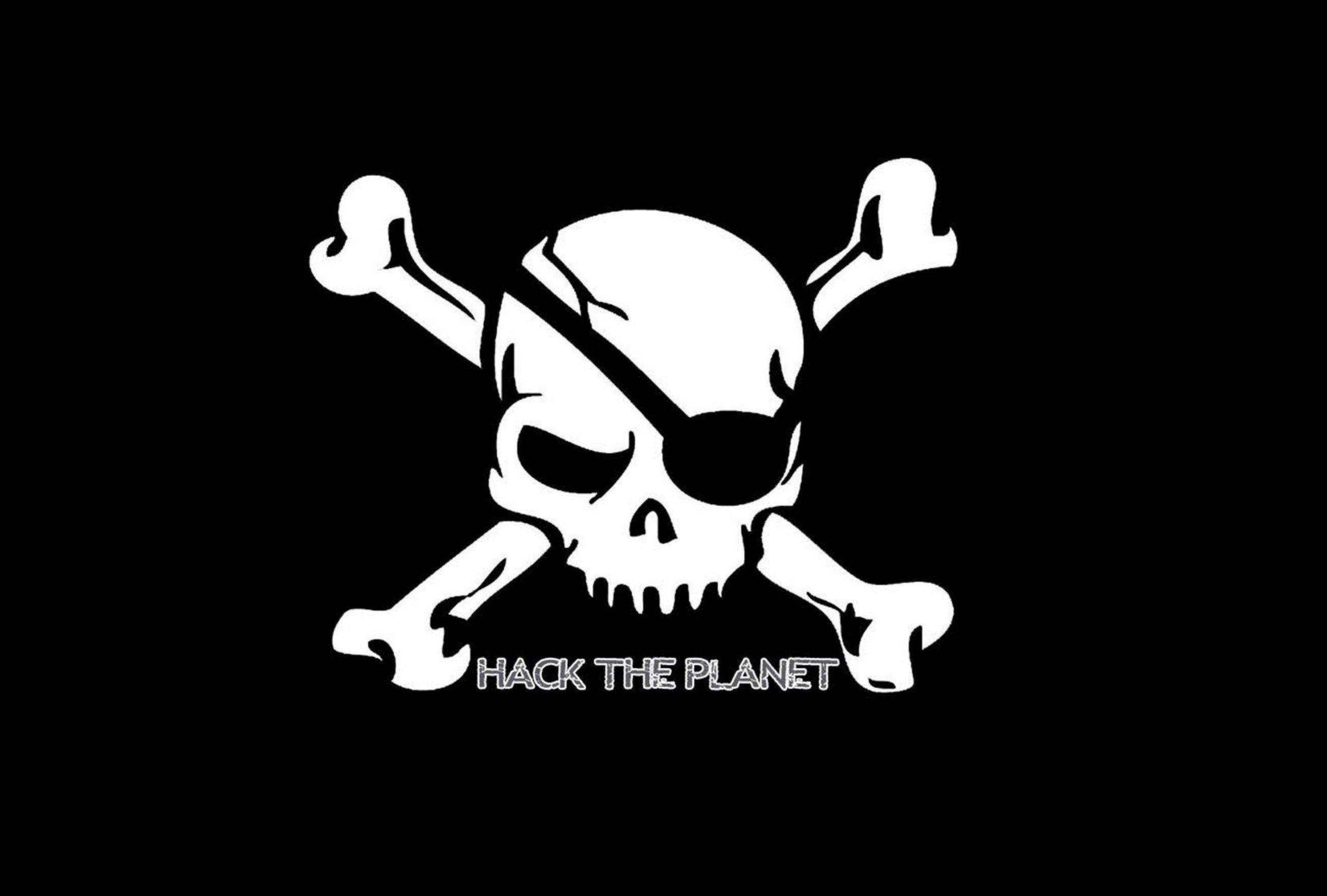 2606x1760 HD Hacker Wallpaper: Hack the Planet