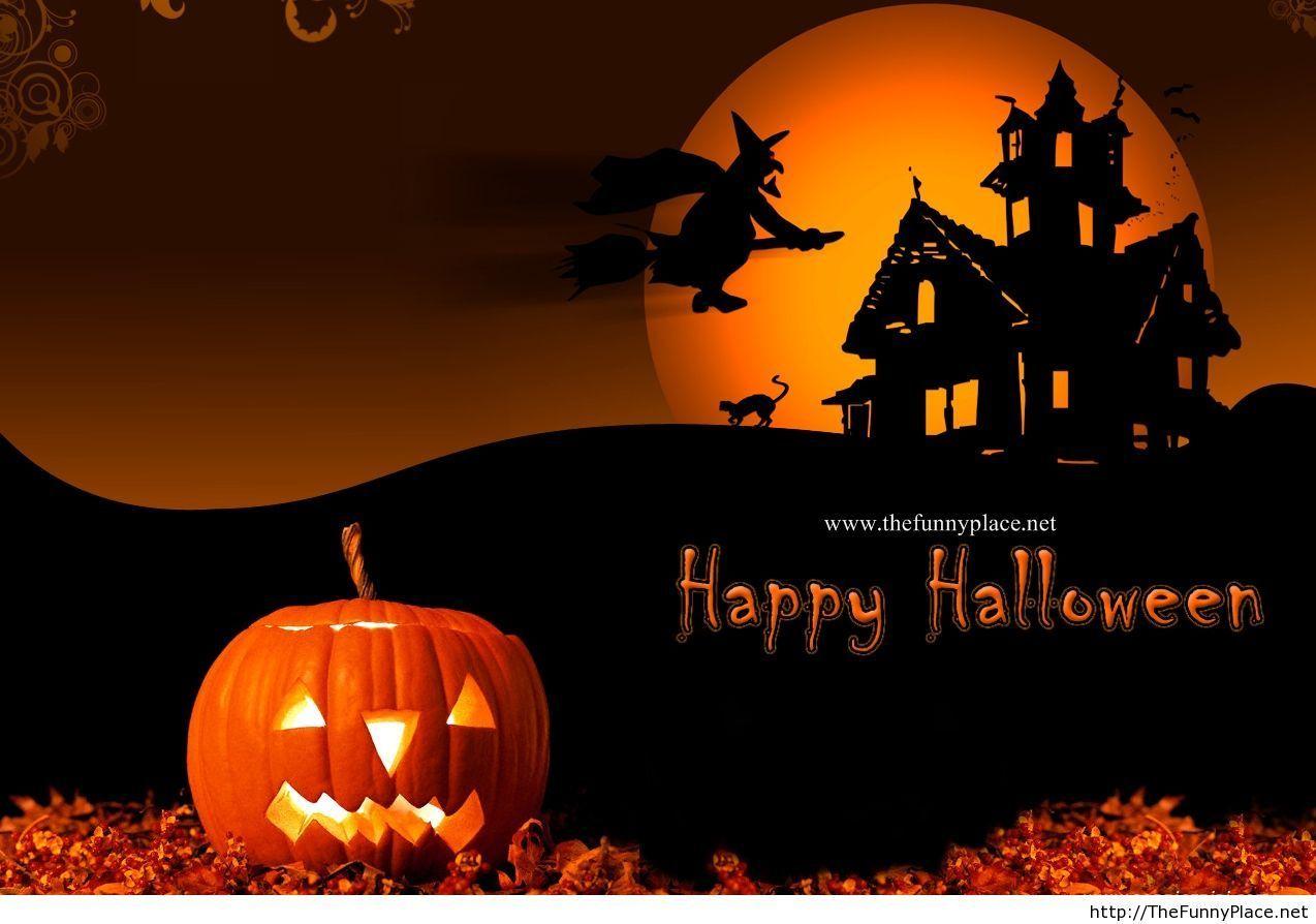 1274x894 Funny Halloween Wallpaper HD free download